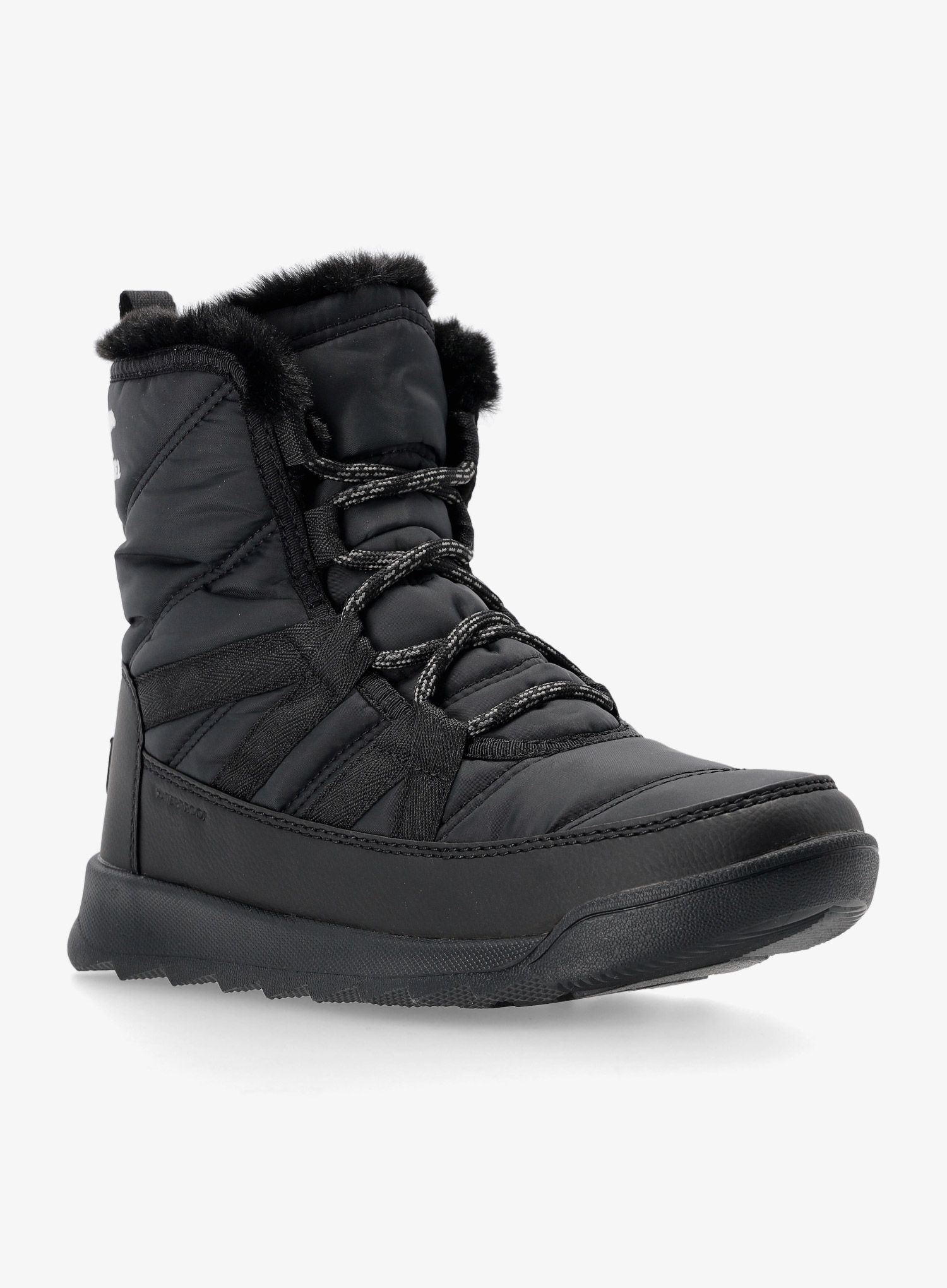 Черевики зимові жіночі Sorel Whitney II Plus Lace WP - black/quarry