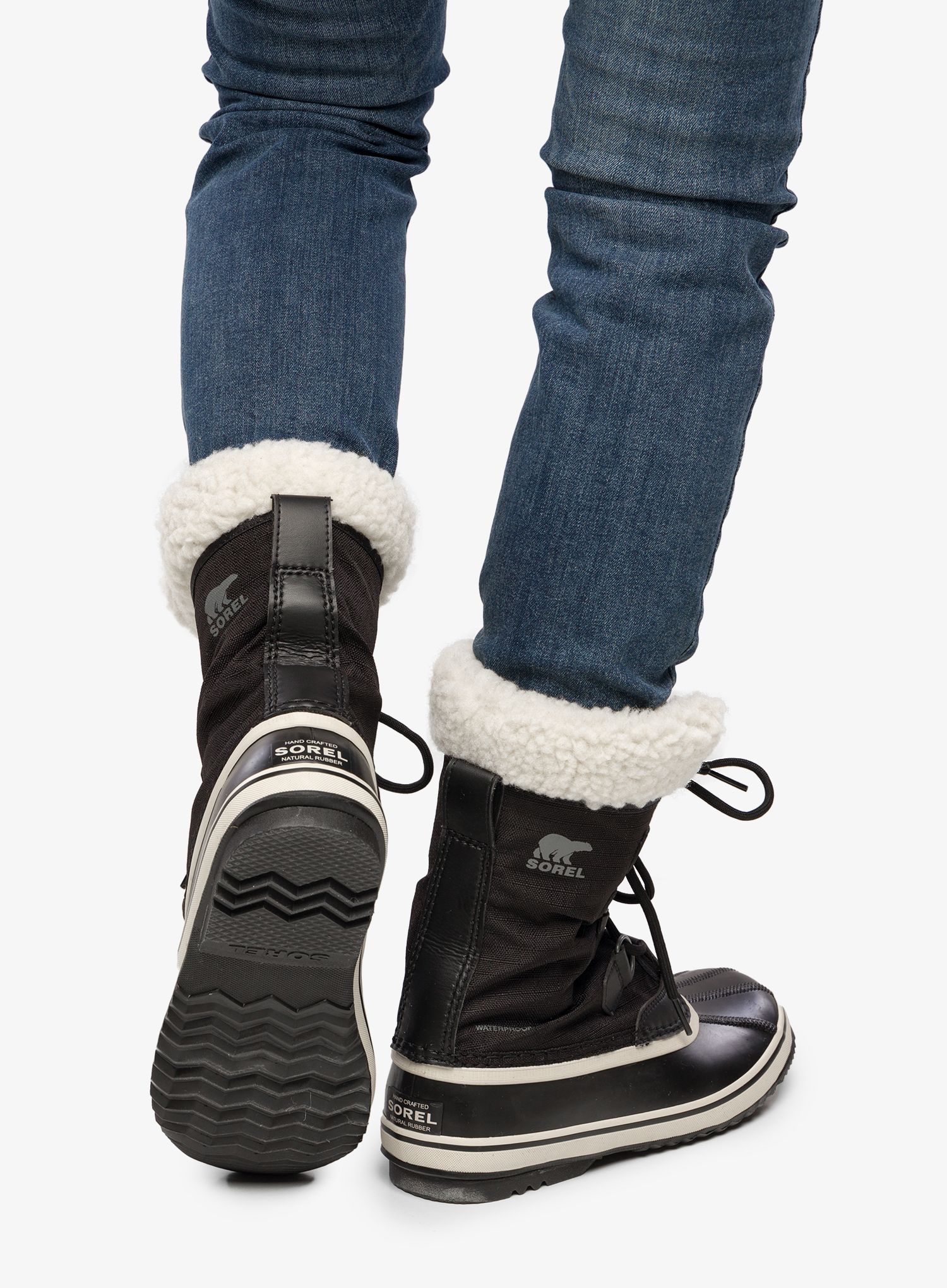 Черевики жіночі зимові Sorel Winter Carnival - black/stone