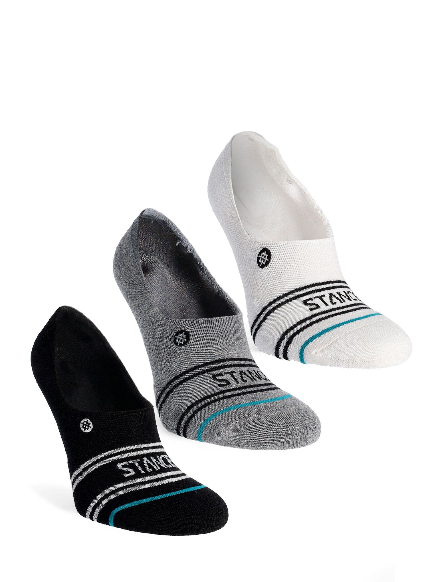 Шкарпетки туристичні Stance Basic 3 Pack No Show - multi