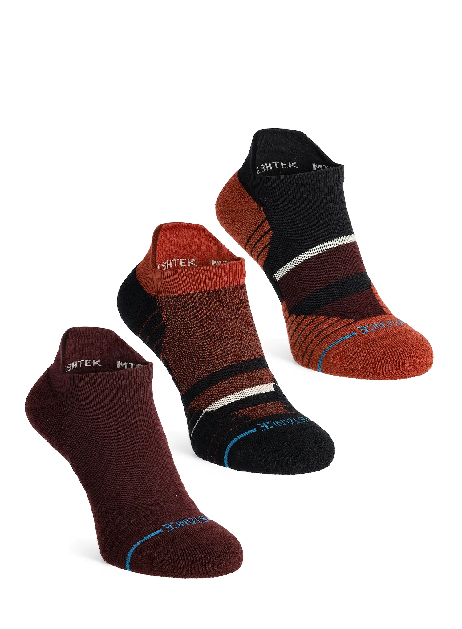 Шкарпетки Stance Cavern Mid Tab 3-Pack - wine