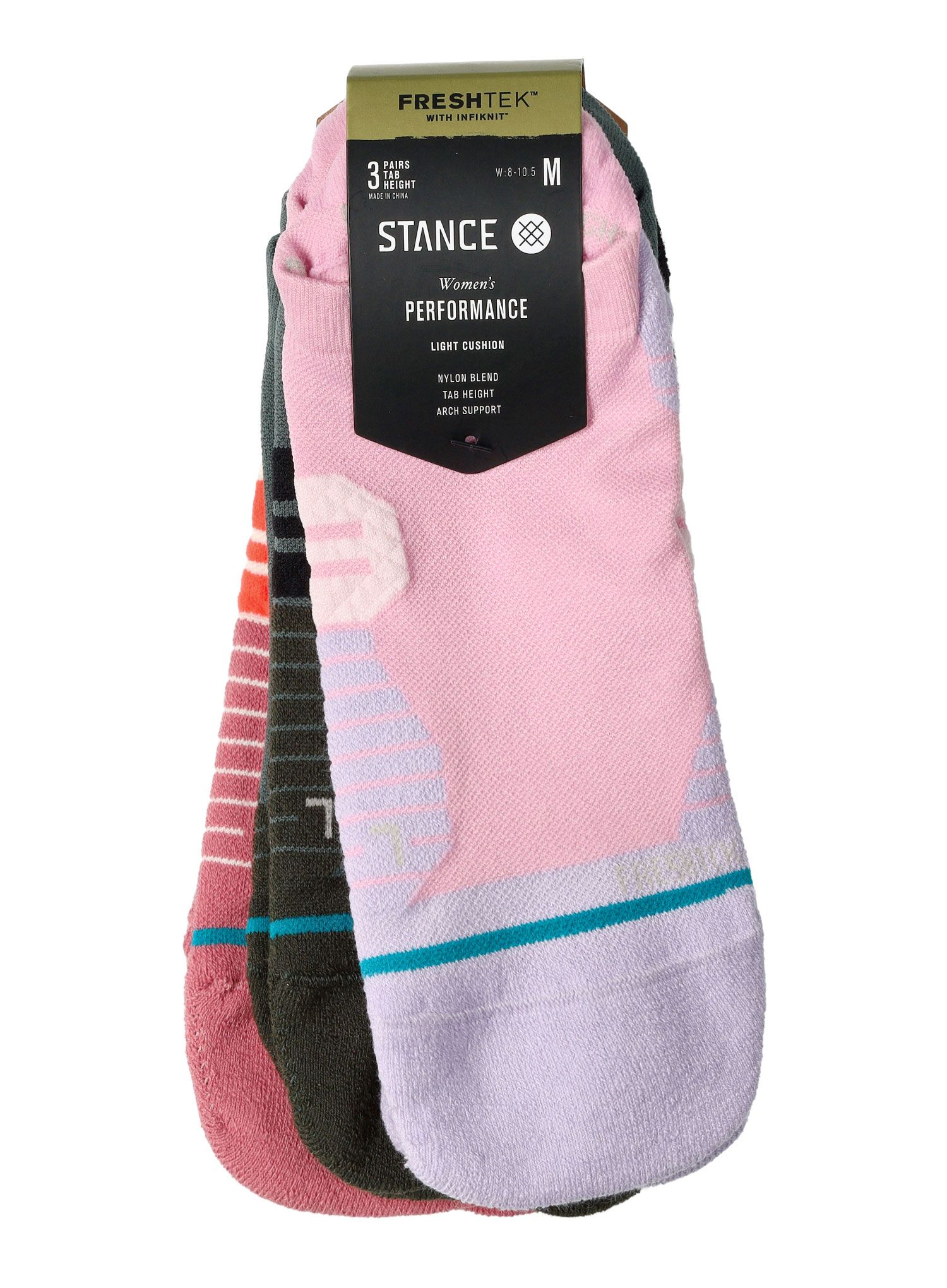 Шкарпетки для бігу жіночі Stance Core 3 Pack - lilacice