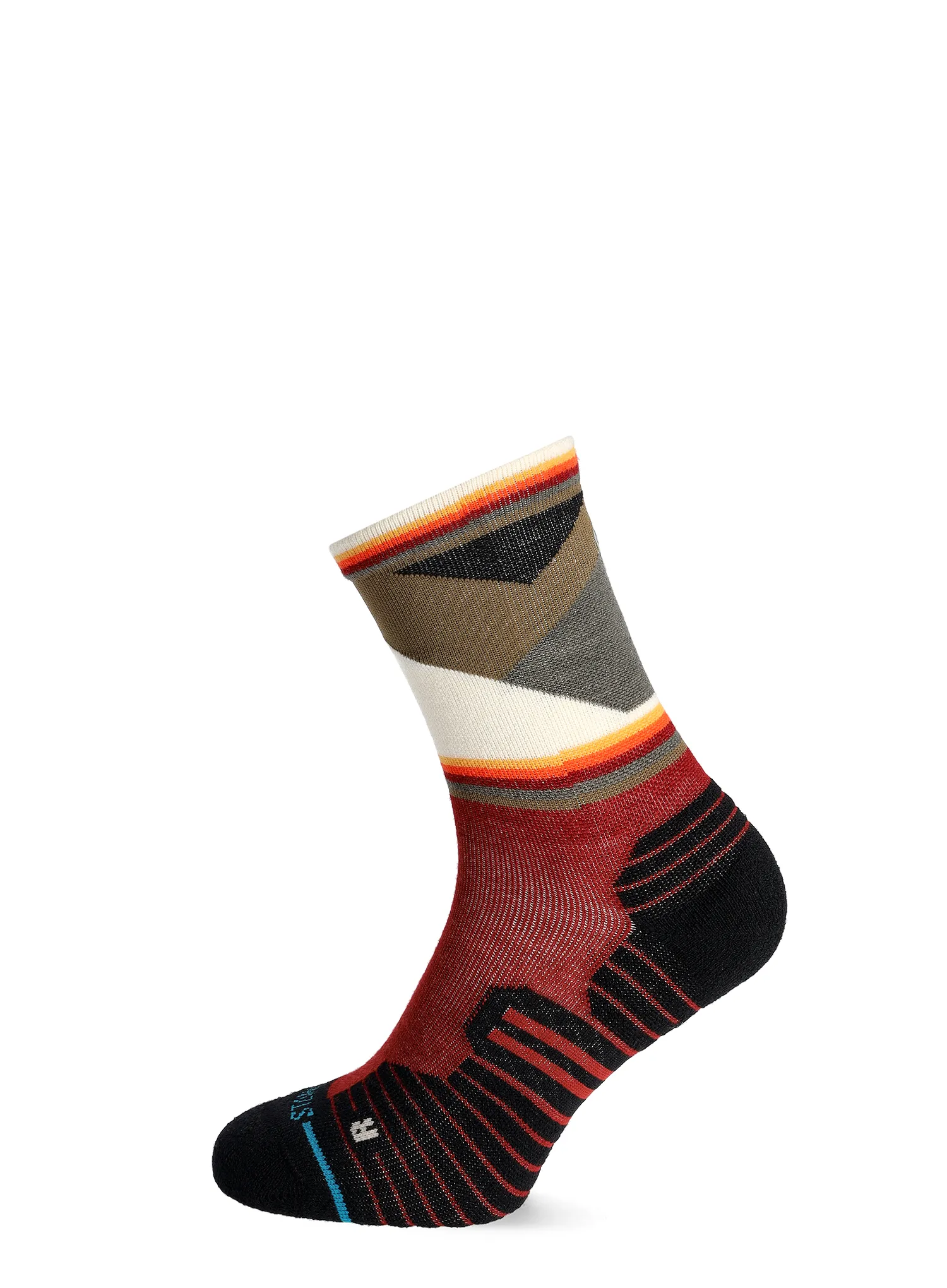 Шкарпетки трекінгові Stance Jimmy Chin Mid Wool Crew - red