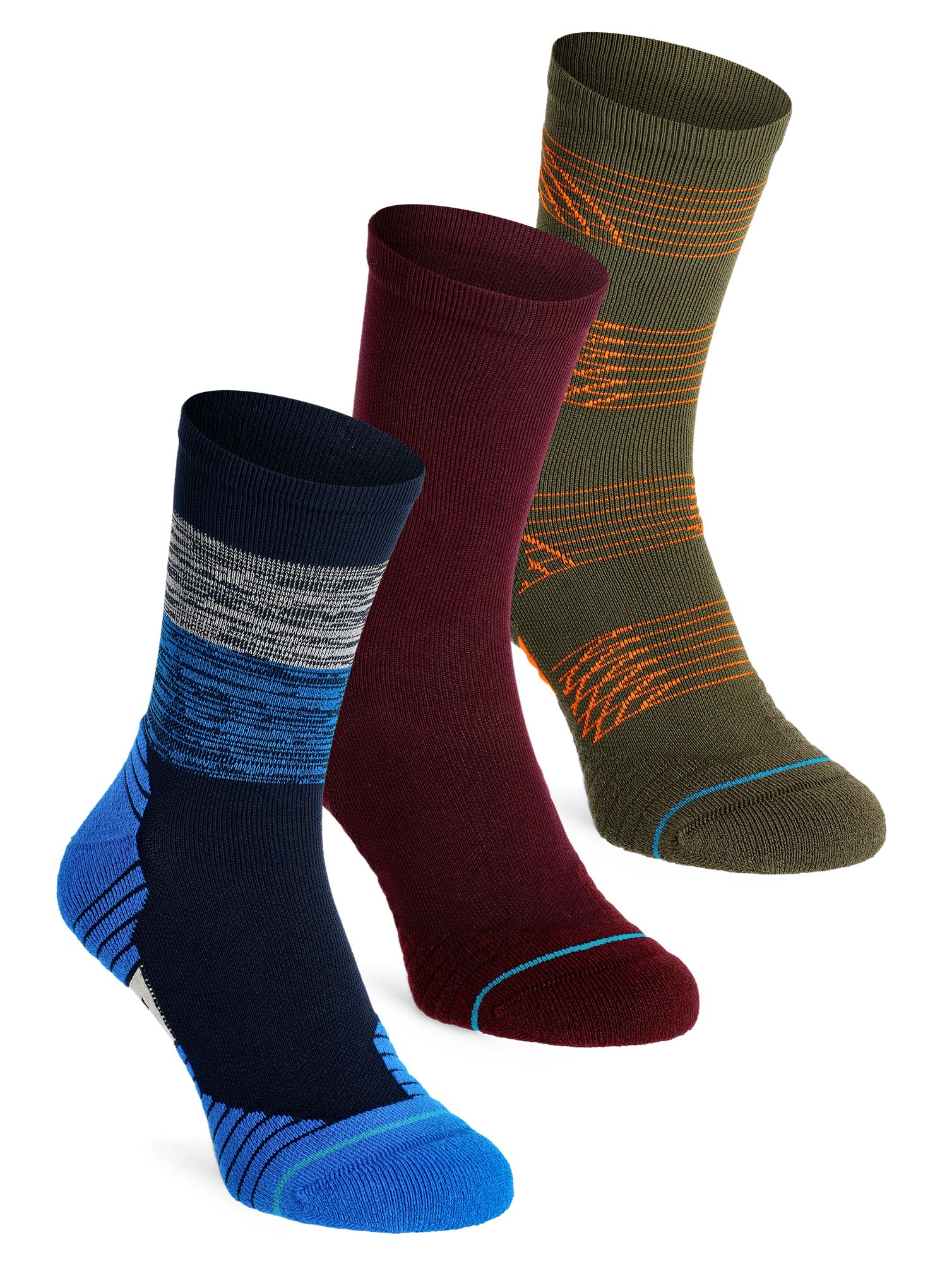 Шкарпетки для бігу Stance Starting 3 Pack - multi
