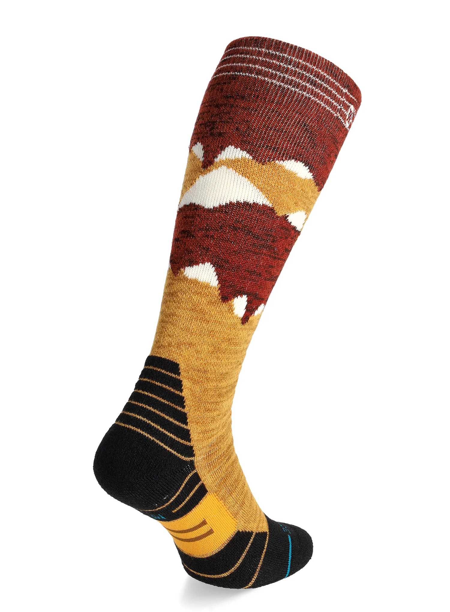 Шкарпетки лижні Stance Windy Peaks Mid Wool Snow - gold