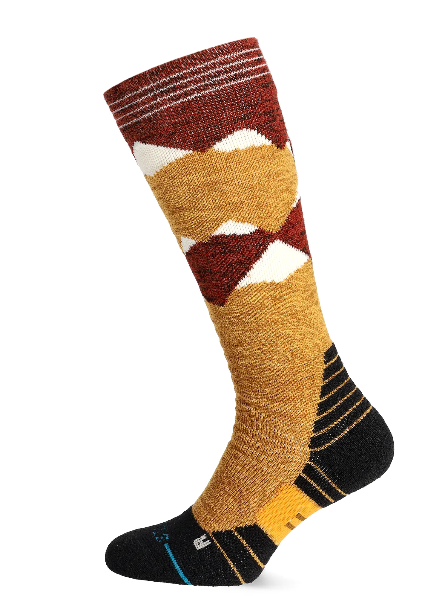 Шкарпетки лижні Stance Windy Peaks Mid Wool Snow - gold