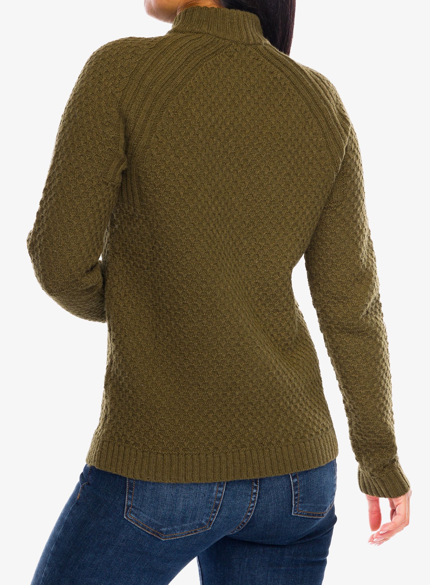 Светр жіночий Royal Robbins Westlands Mock Neck - dark olive