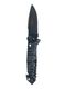 Ніж туристичний TB Outdoor CAC Serration Manche Toxifie - black
