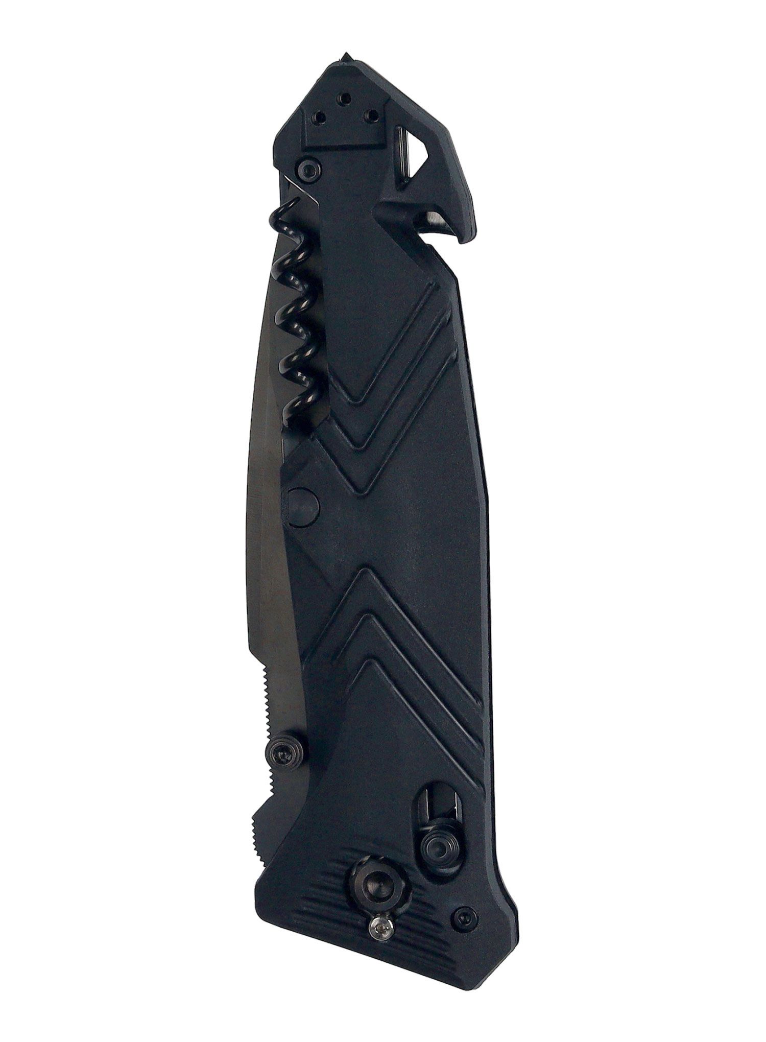 Ніж туристичний складний TB Outdoor CAC Serration - black