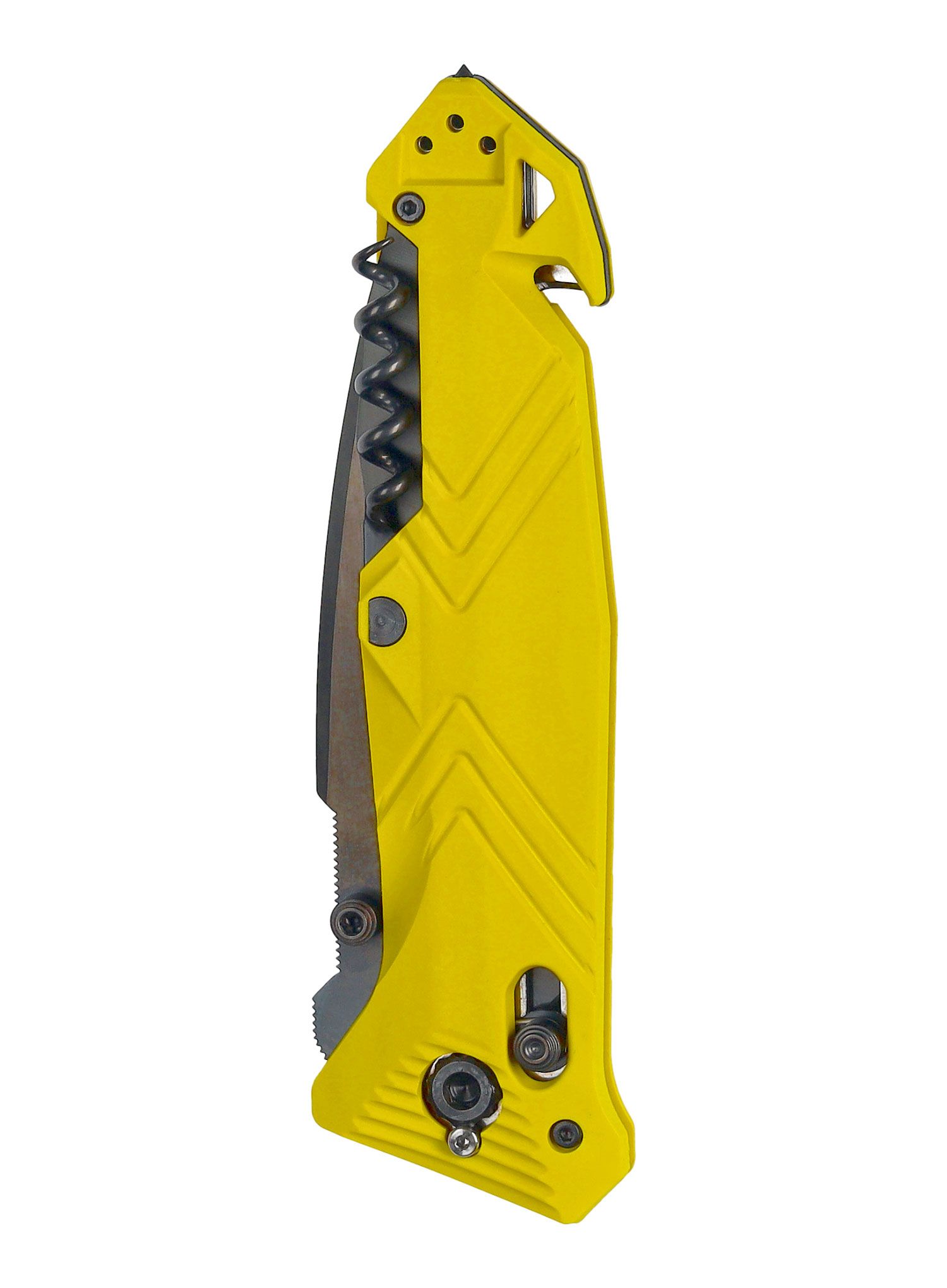Ніж туристичний складний TB Outdoor CAC Serration - yellow