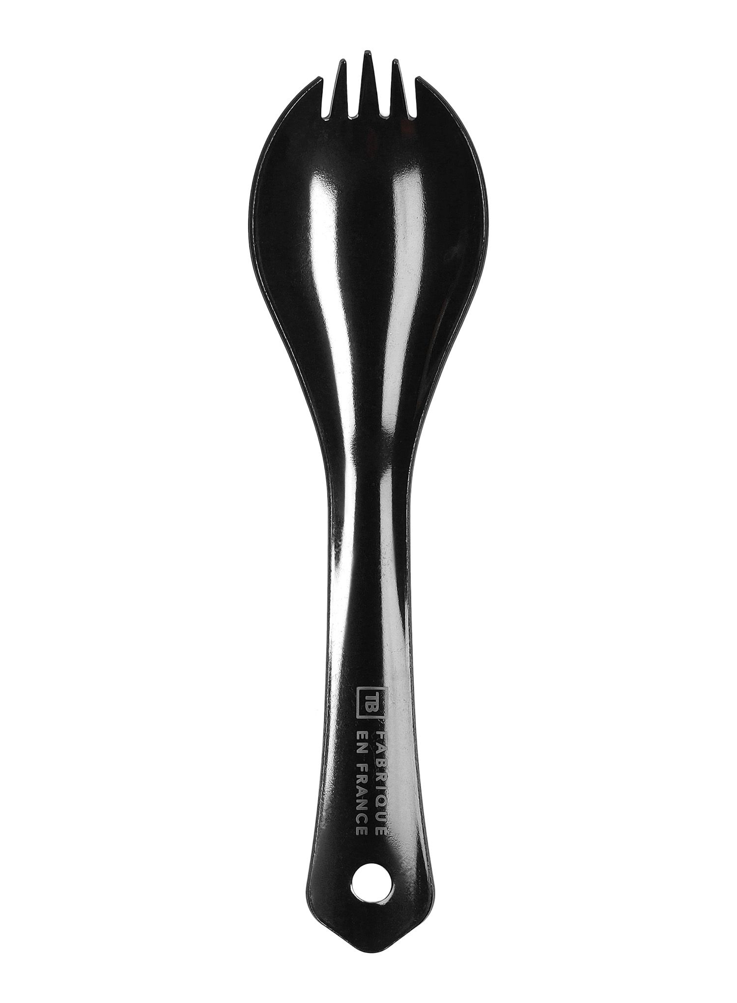 Столові прибори туристичні TB Outdoor Forks Spoon - black