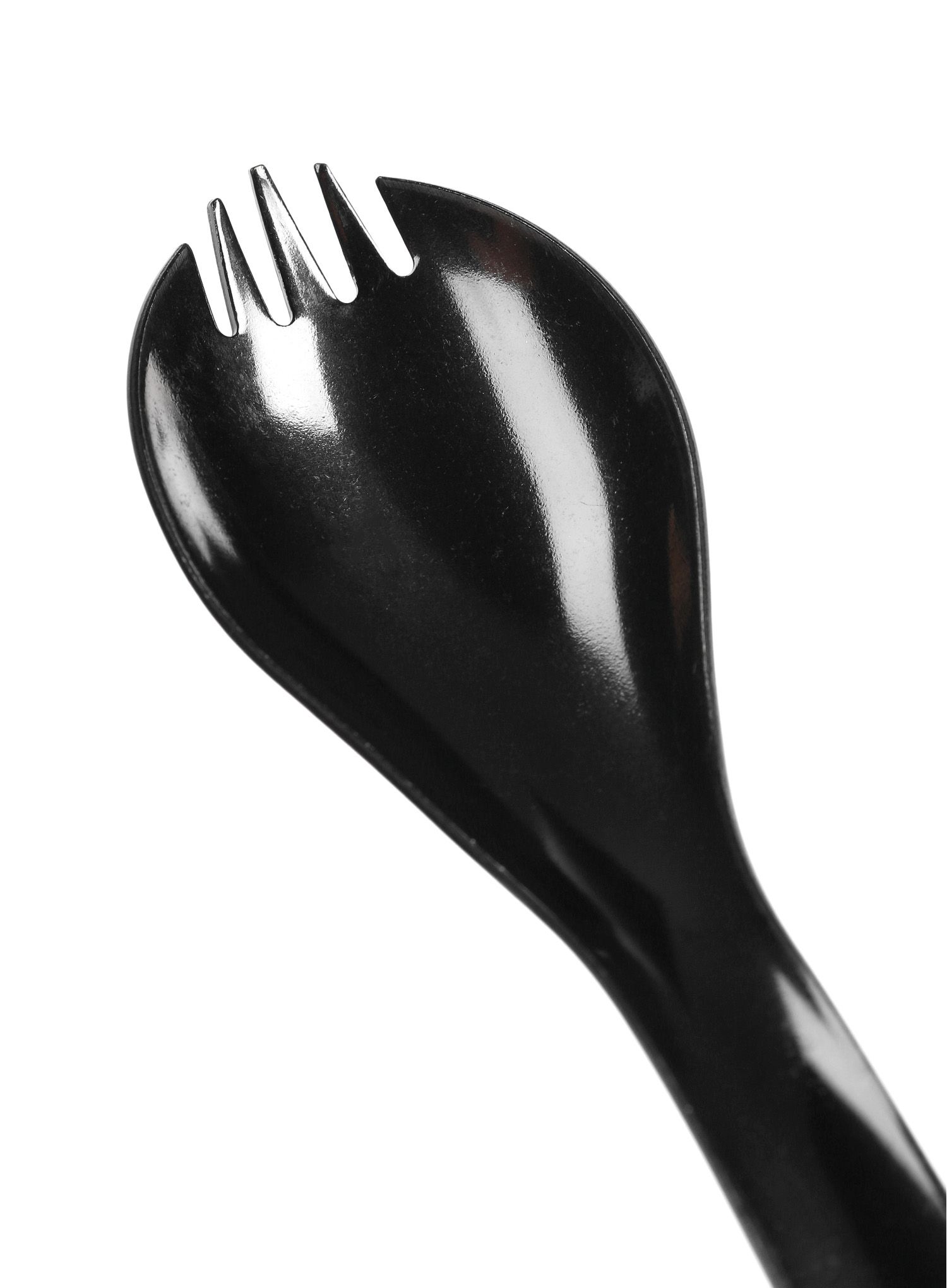 Столові прибори туристичні TB Outdoor Forks Spoon - black