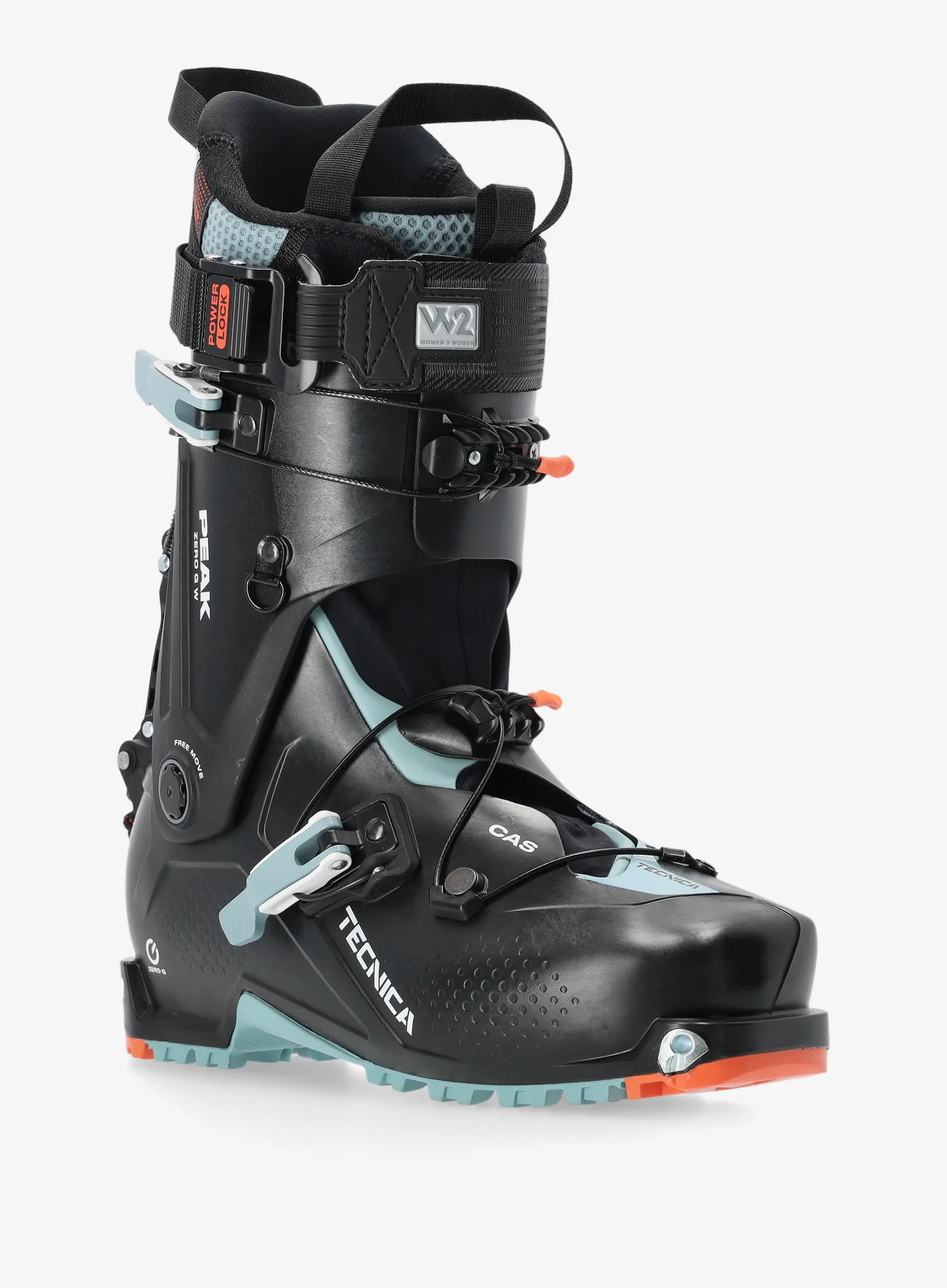 Черевики скітурингові жіночі TECNICA Zero G Peak - black/lichen blue