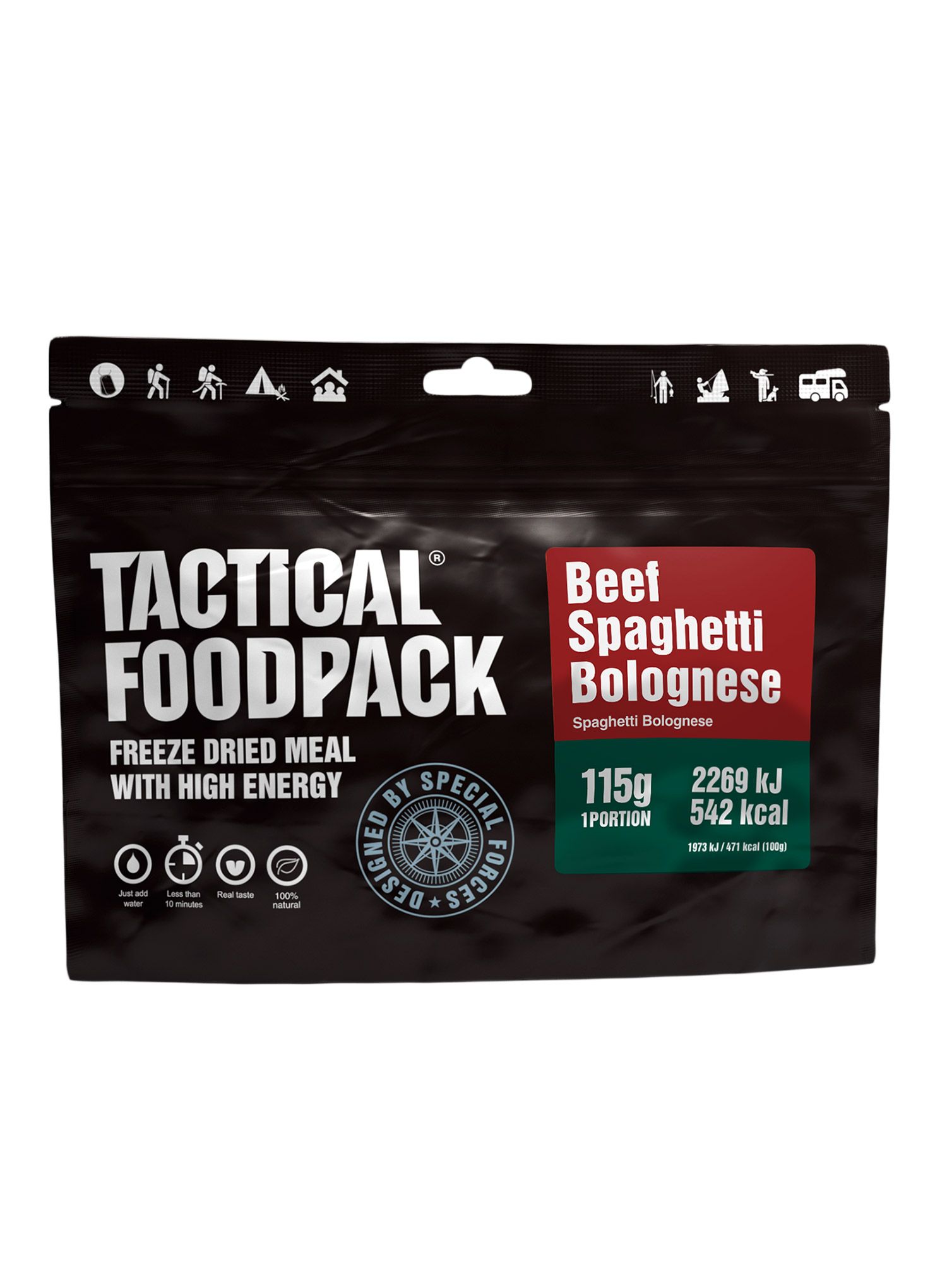 Сублімована Tactical Foodpack Beef Spaghetti Bolognese 415 g