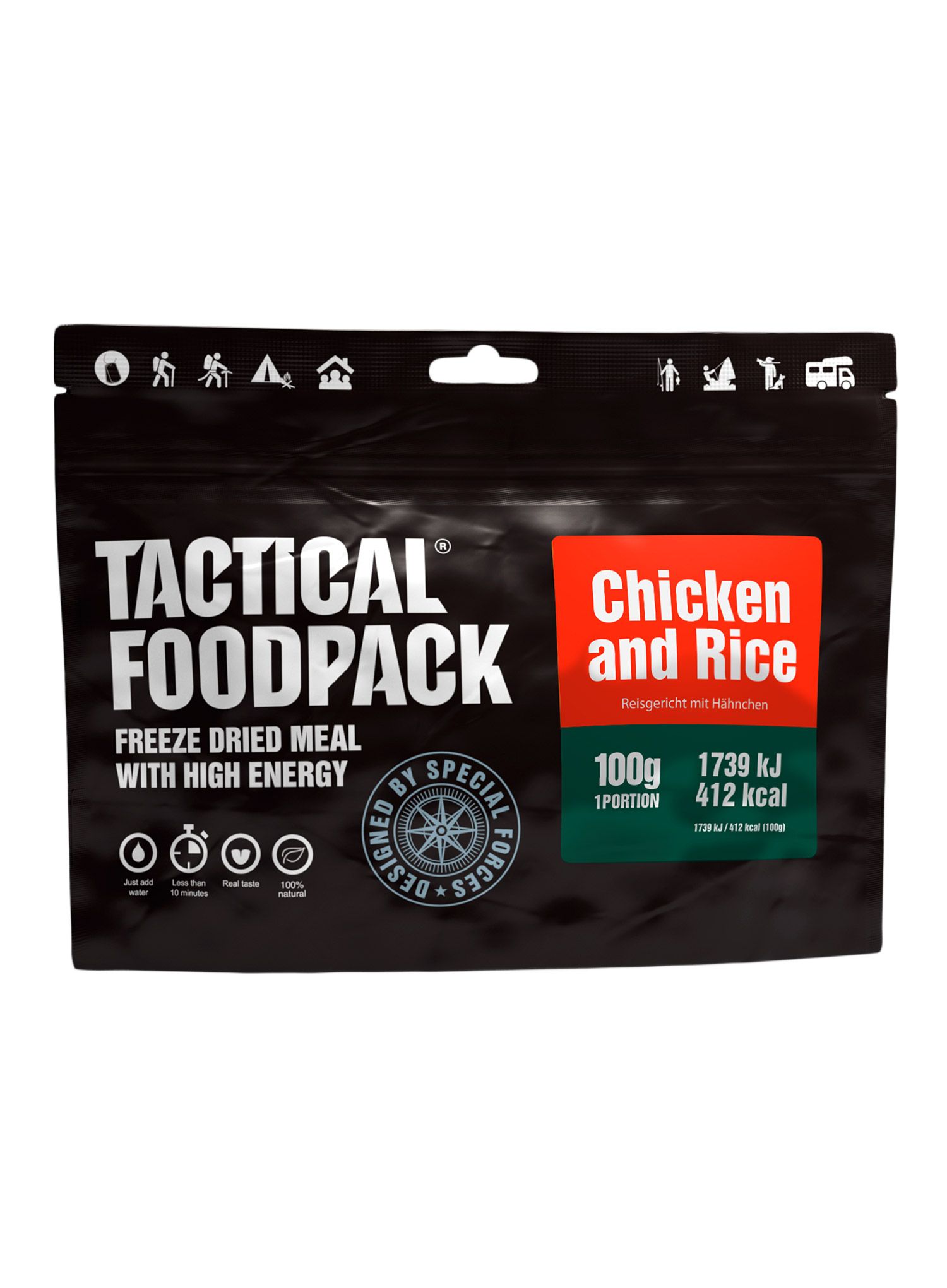 Сублімована Tactical Foodpack Chicken and Rice 400 g