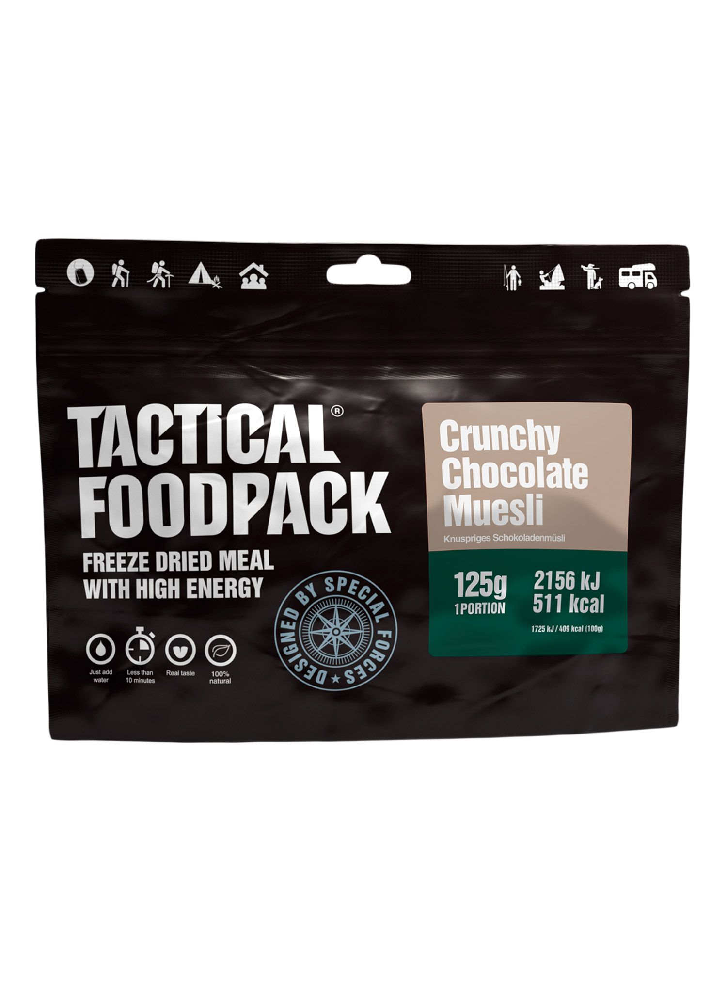 Сублімована Tactical Foodpack Crunchy Chocolate Muesli 275 g