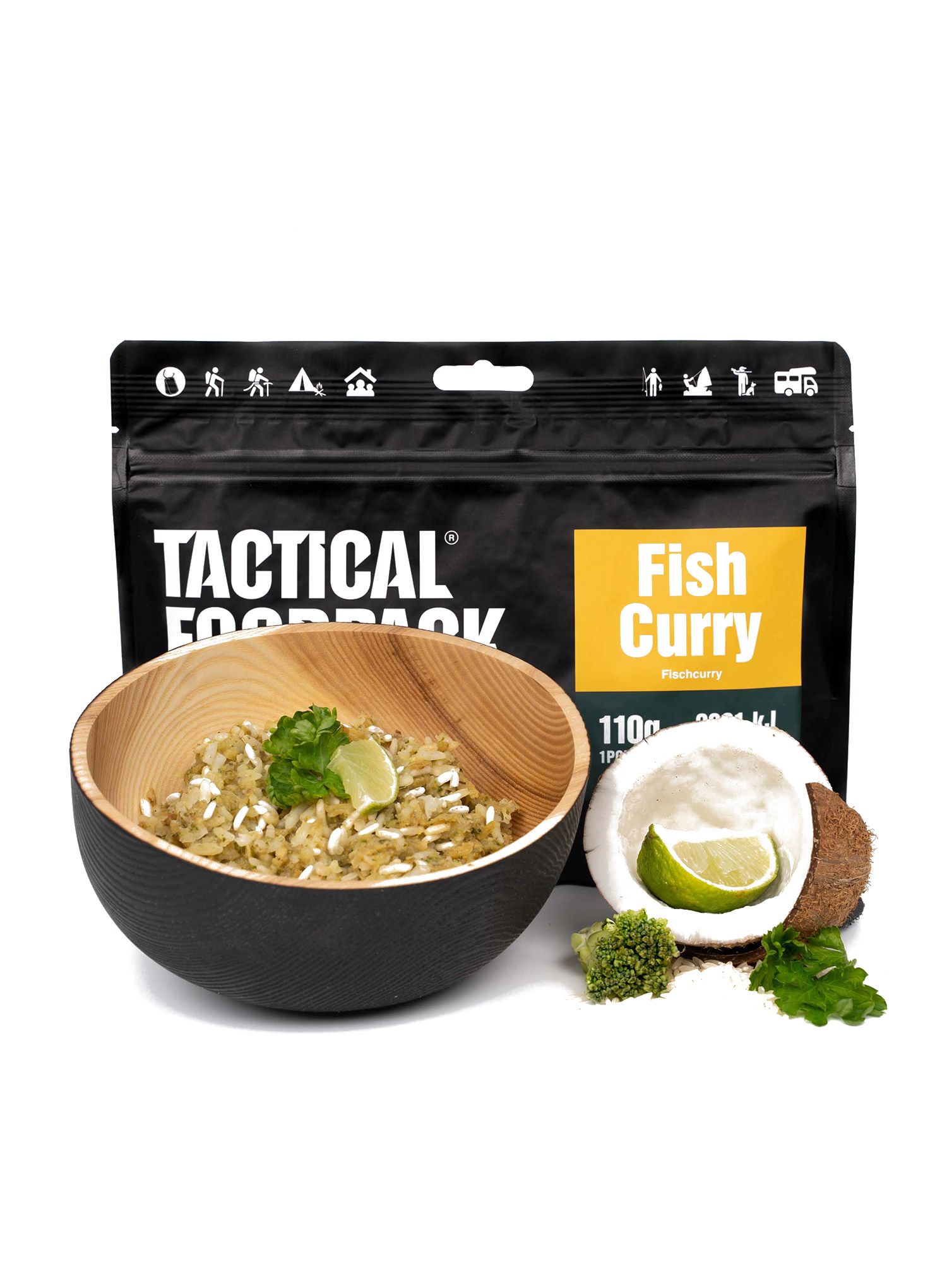 Сублімована Tactical Foodpack Fish Curry and Rice 410 g