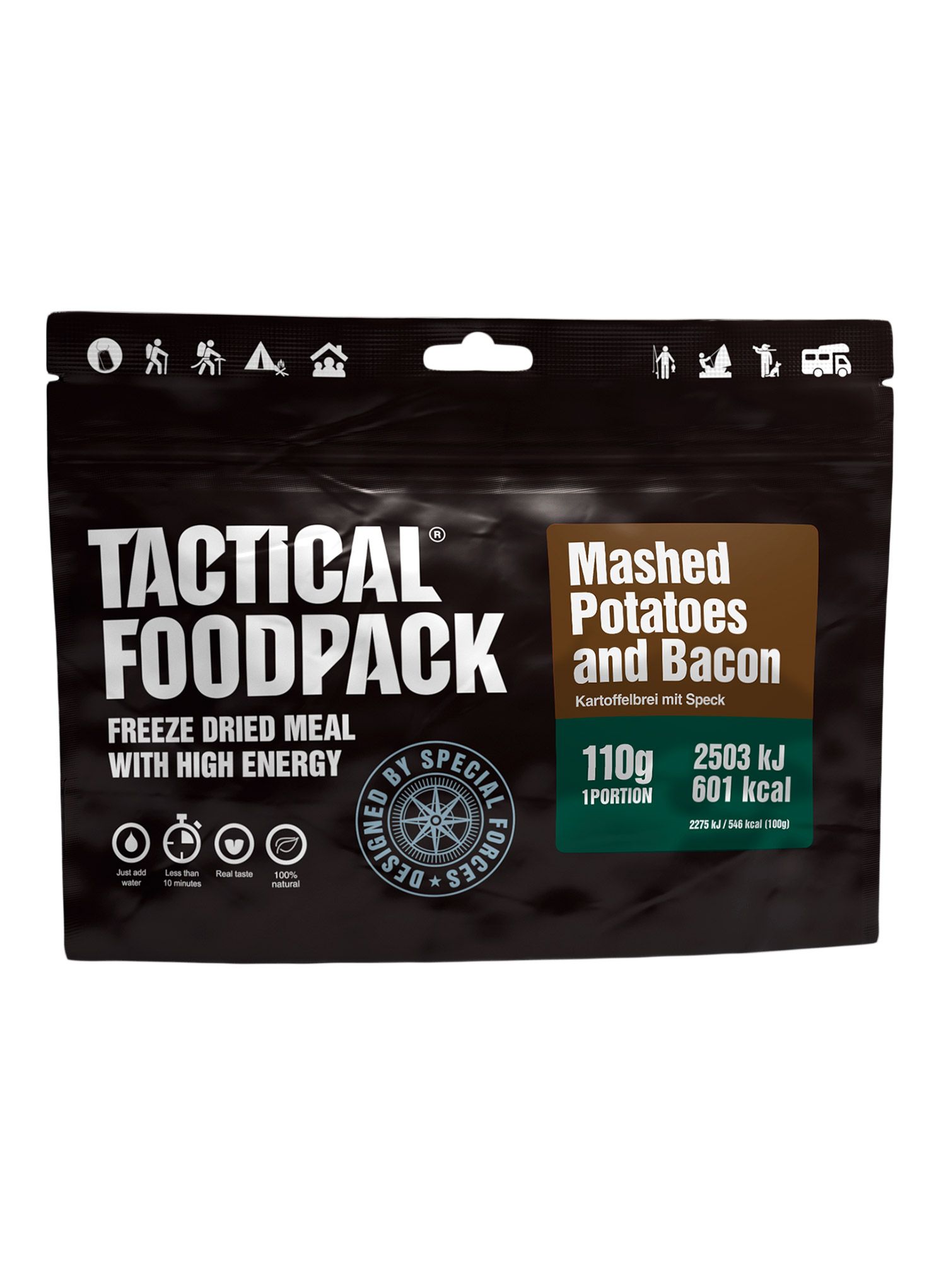 Сублімована Tactical Foodpack Mashed Potatoes and Bacon 510 g