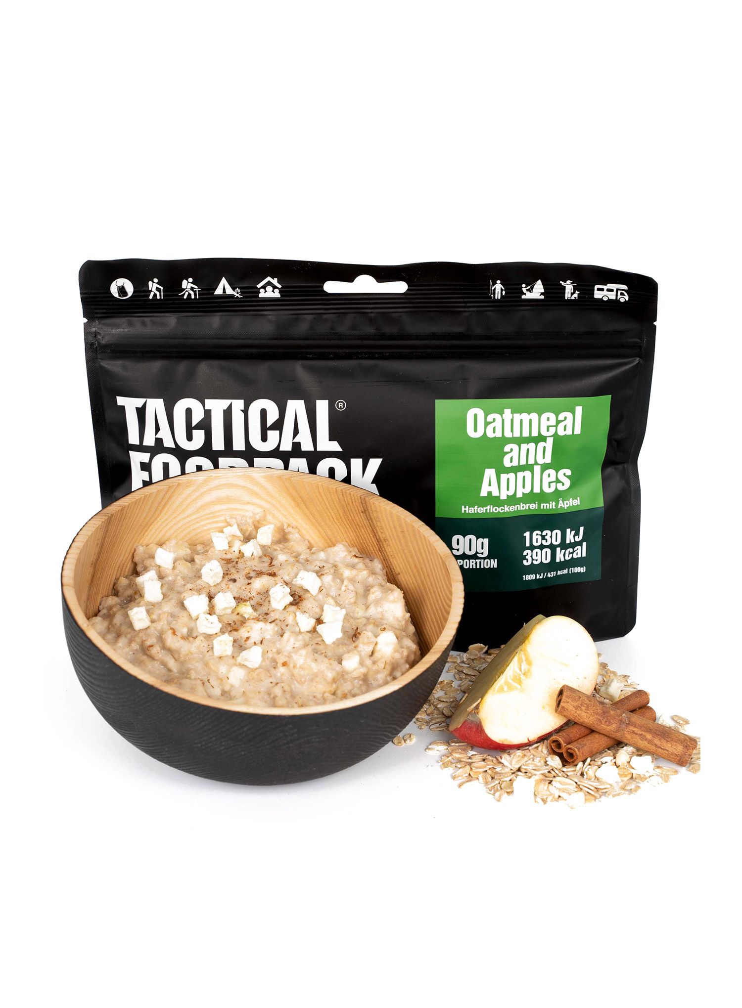 Сублімована Tactical Foodpack Oatmeal and Apples 340 g