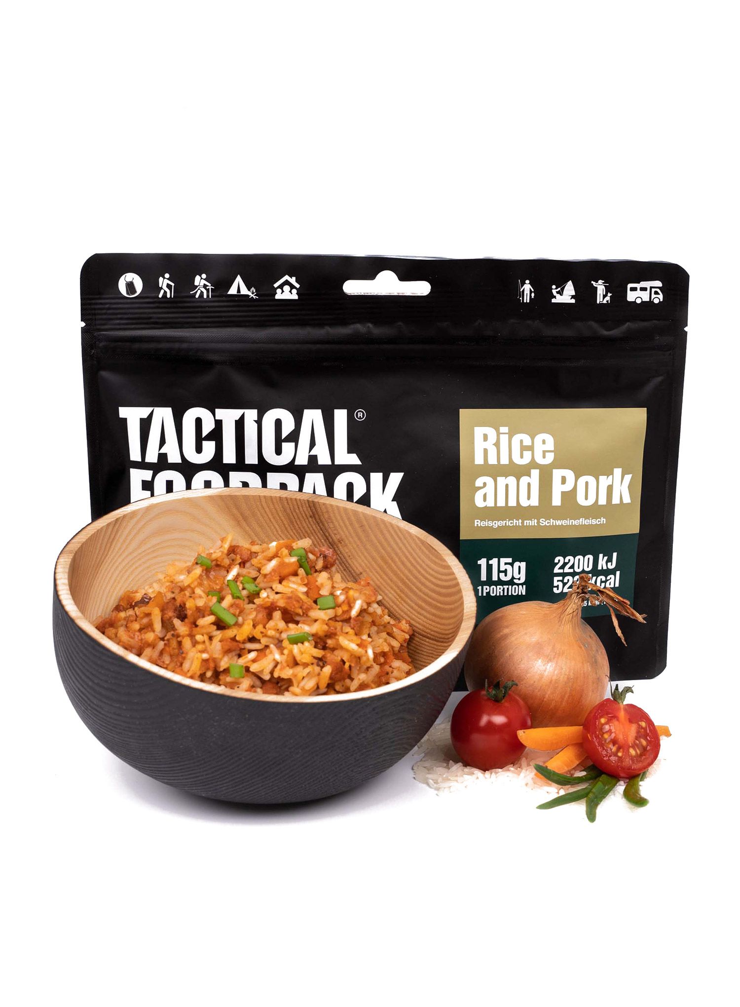 Сублімована Tactical Foodpack Rice and Pork 415 g