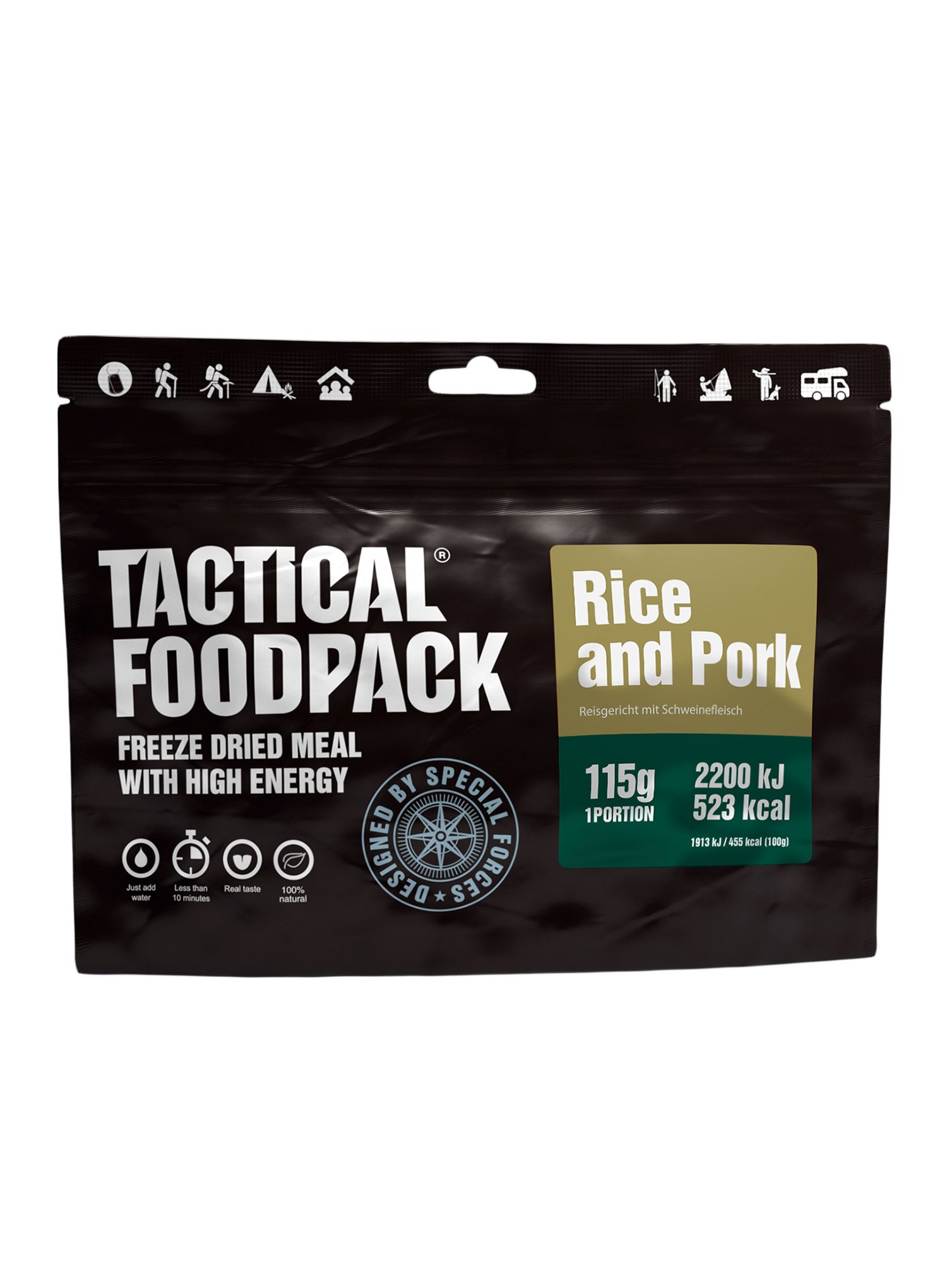 Сублімована Tactical Foodpack Rice and Pork 415 g