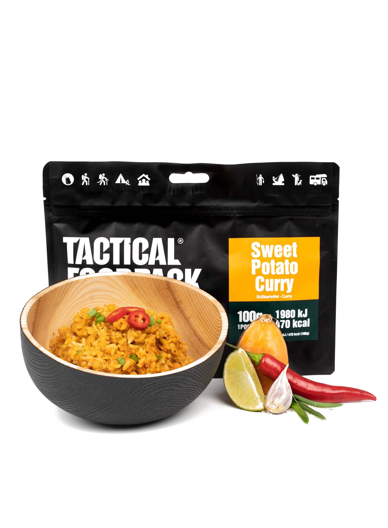 Сублімована Tactical Foodpack Sweet Potato Curry 400 g