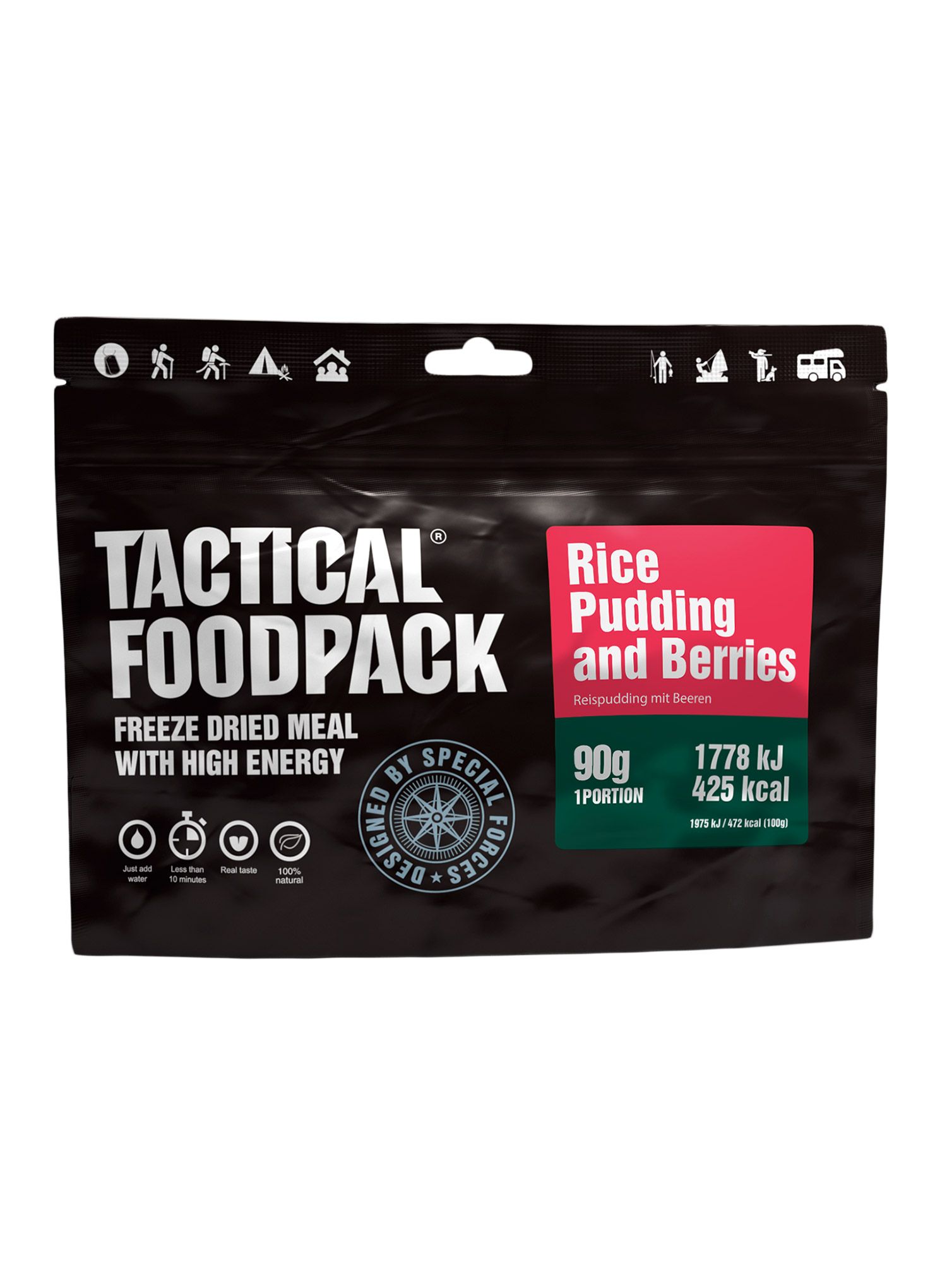 Сублімована Tactical Foodpack Rice Pudding and Berries 390 g