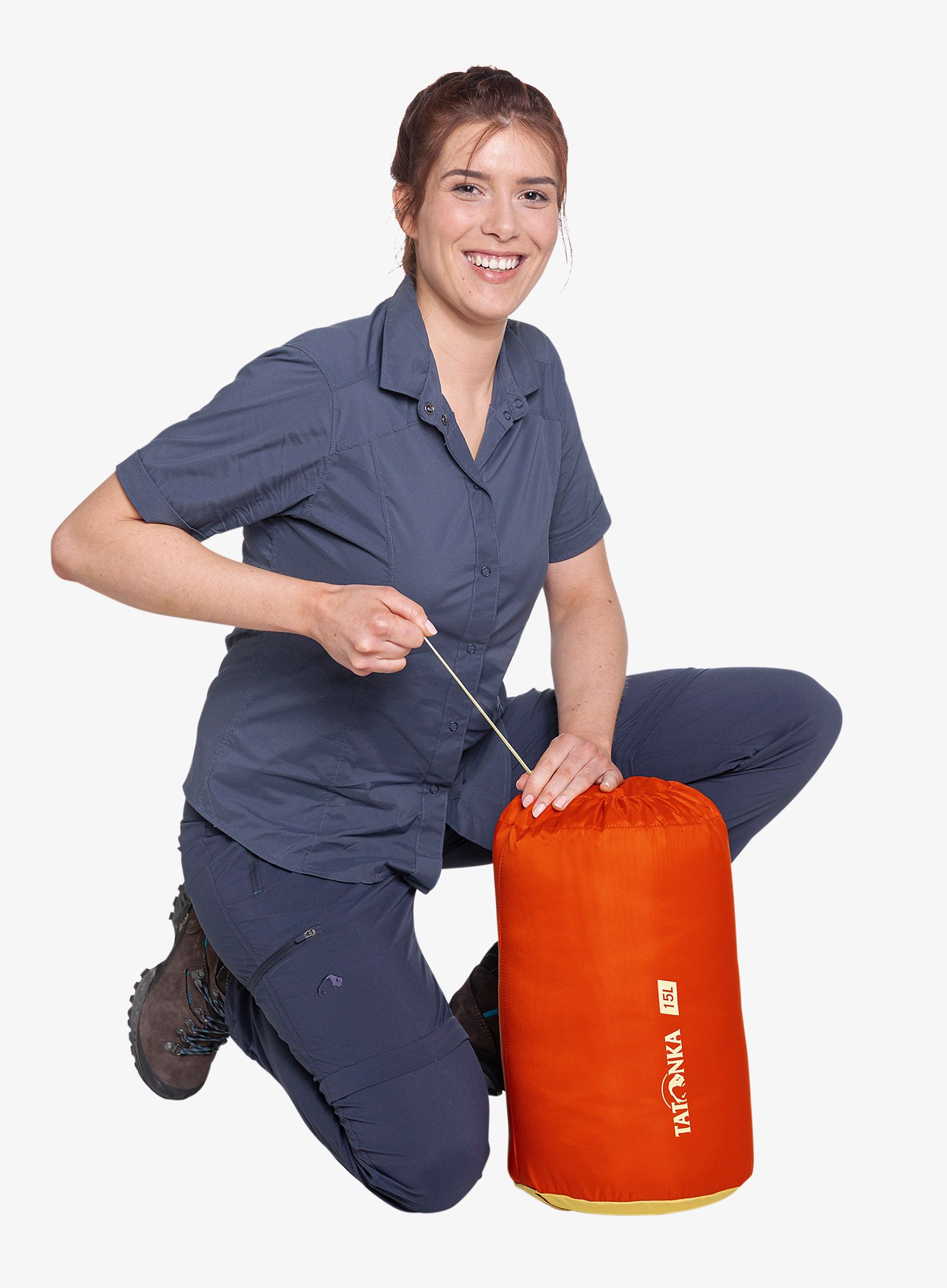 Гермомішок Tatonka Stuff Bag 15L - red orange