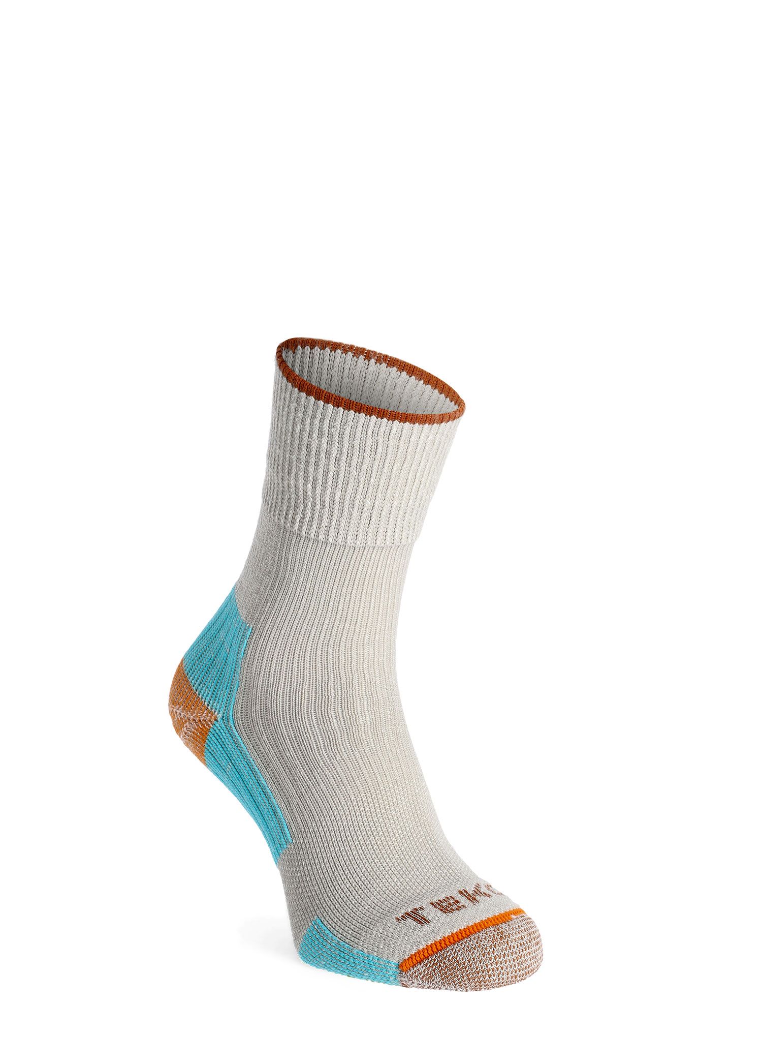 Шкарпетки туристичні Teko Bio.d 2.0 Soft Top Light Half Cushion - light cream/brown