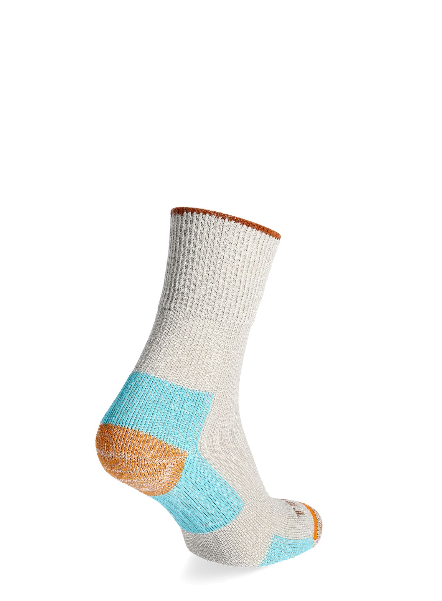 Шкарпетки туристичні Teko Bio.d 2.0 Soft Top Light Half Cushion - light cream/brown