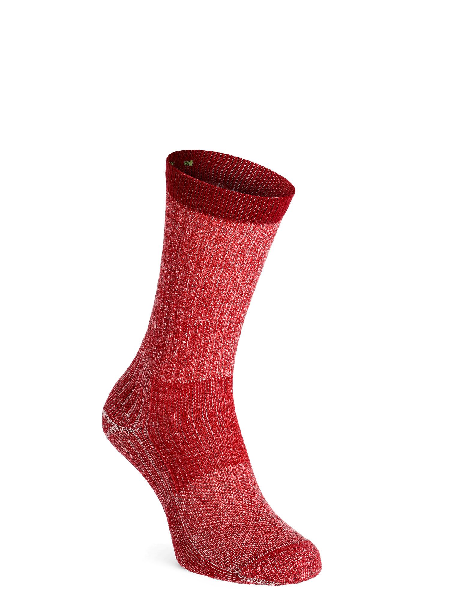 Шкарпетки трекінгові Teko Eco Hike Light Half Cushion 2.0  - red