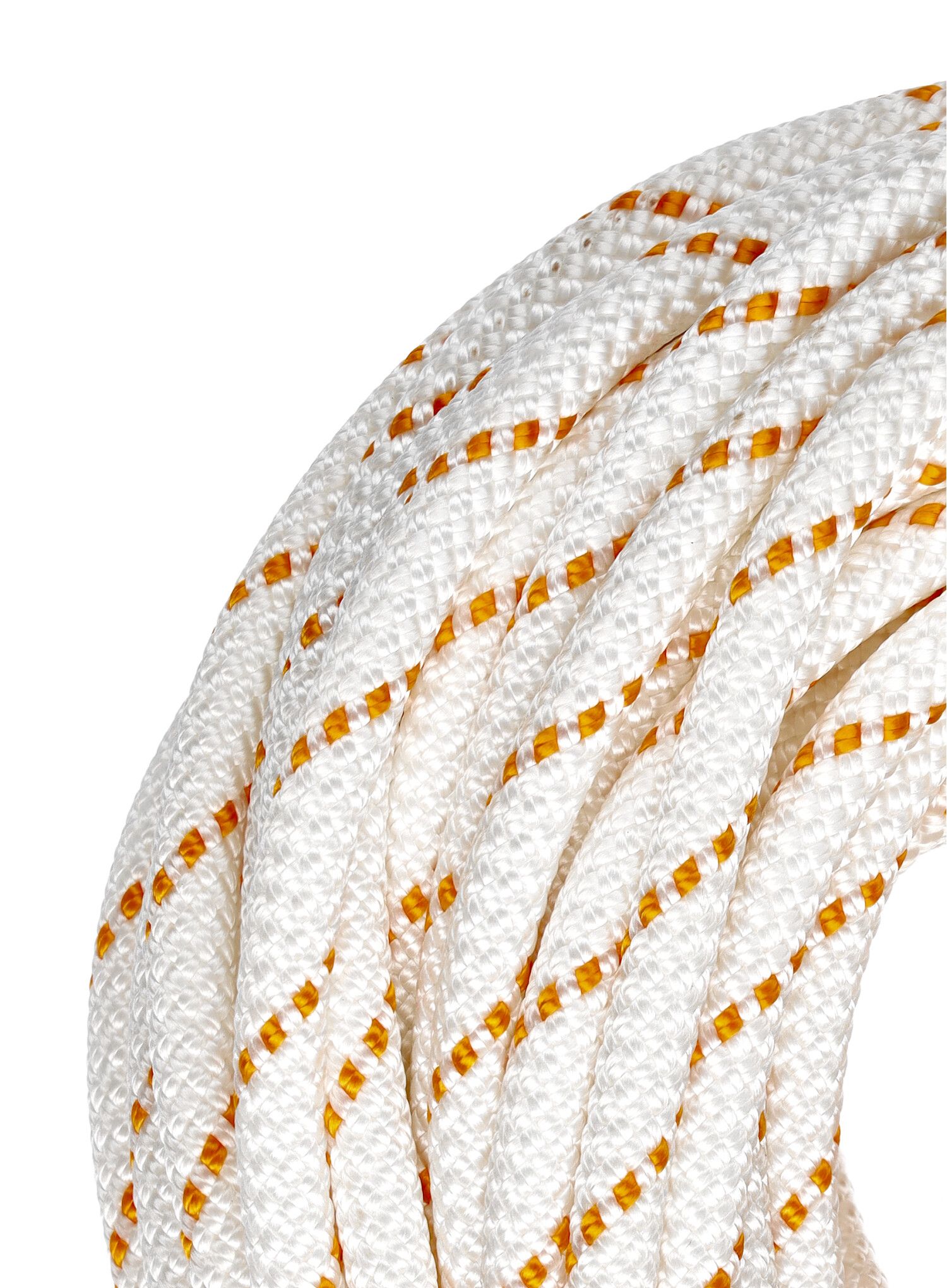 Мотузка статична Tendon Speleo 9 mm - white/orange