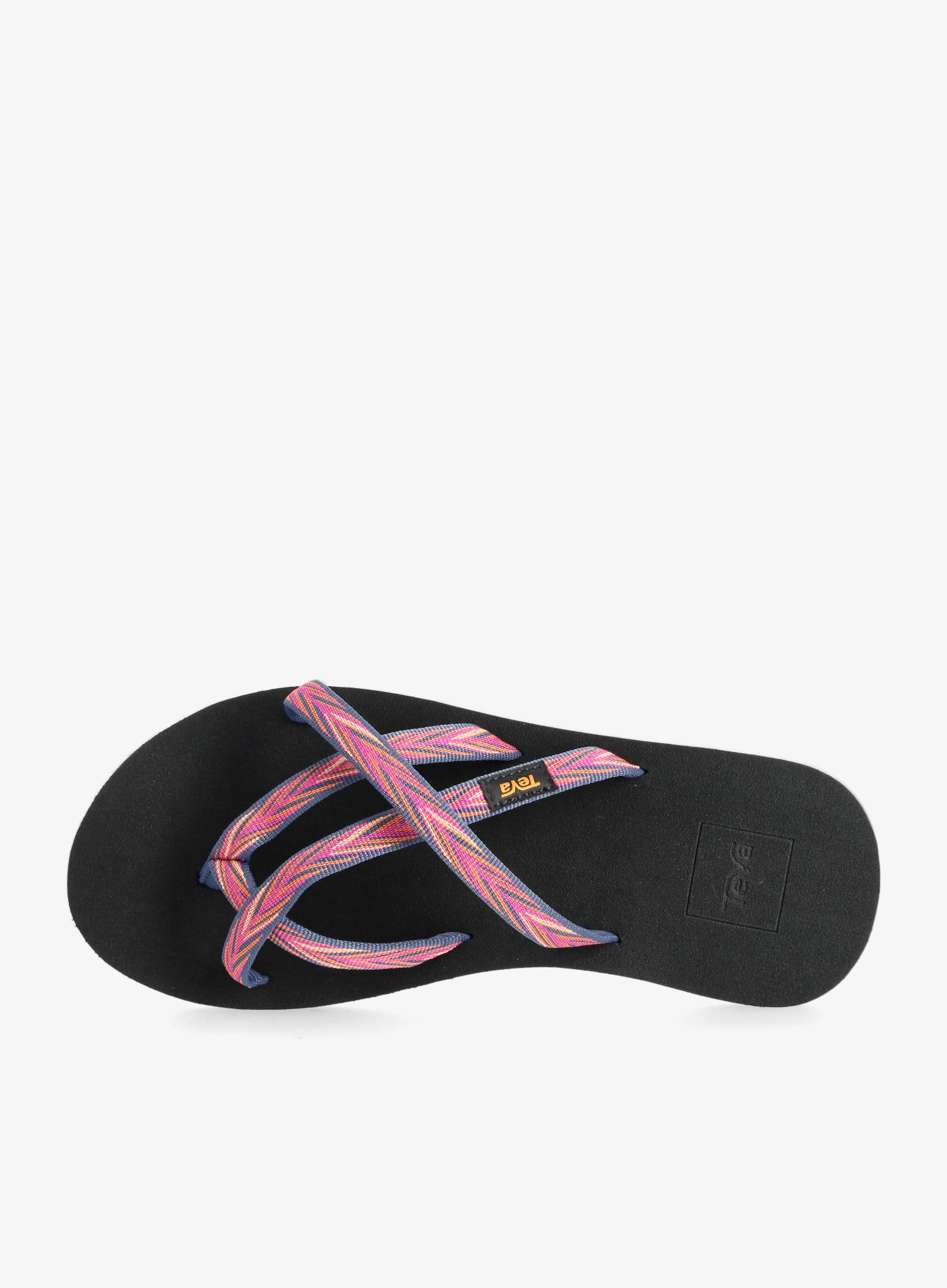 Шльопанці жіночі Teva Olowahu - palms indigo/rose violet