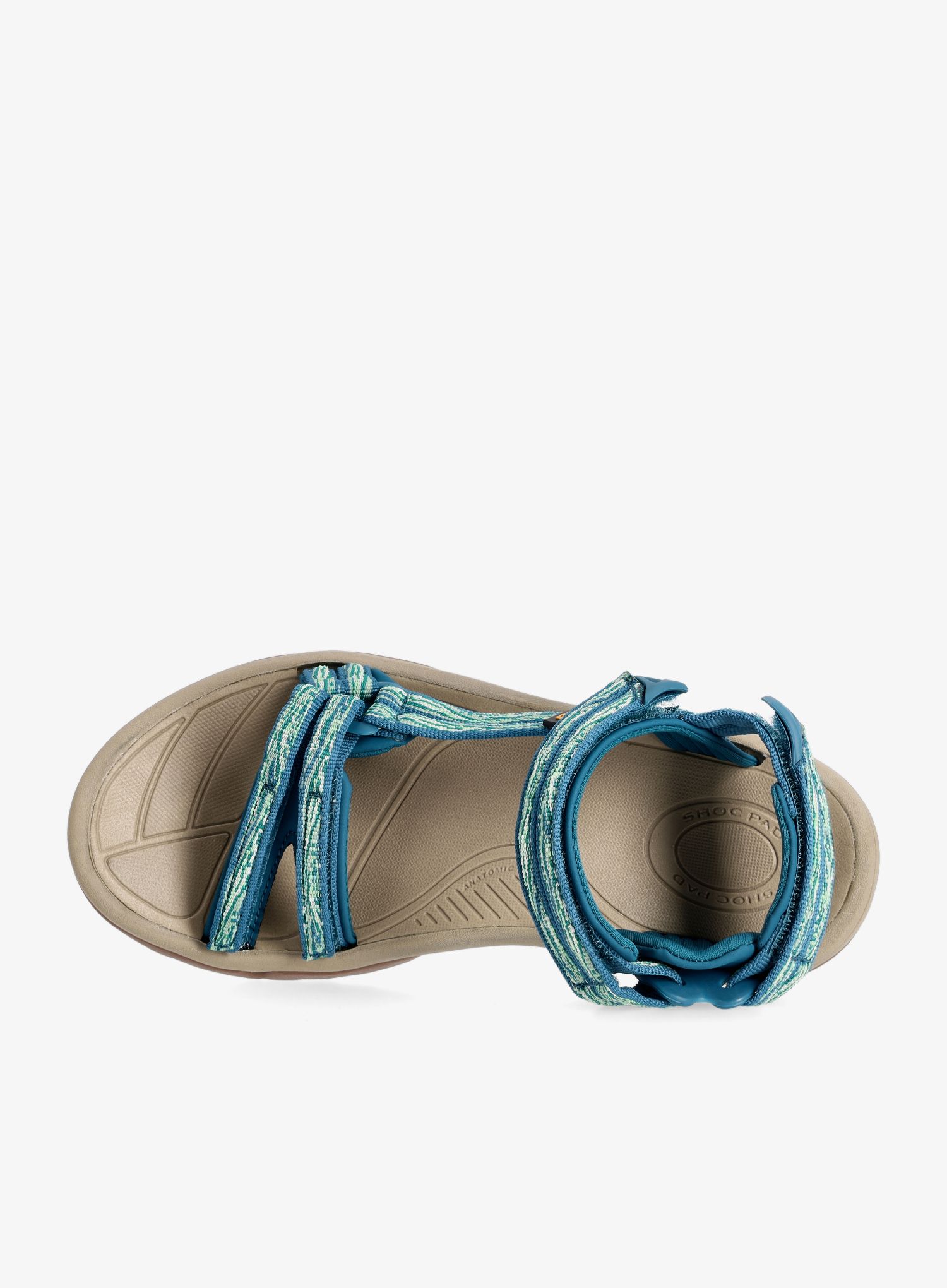 Сандалі жіночі туристичні Teva Terra Fi Lite - waves cadmium green