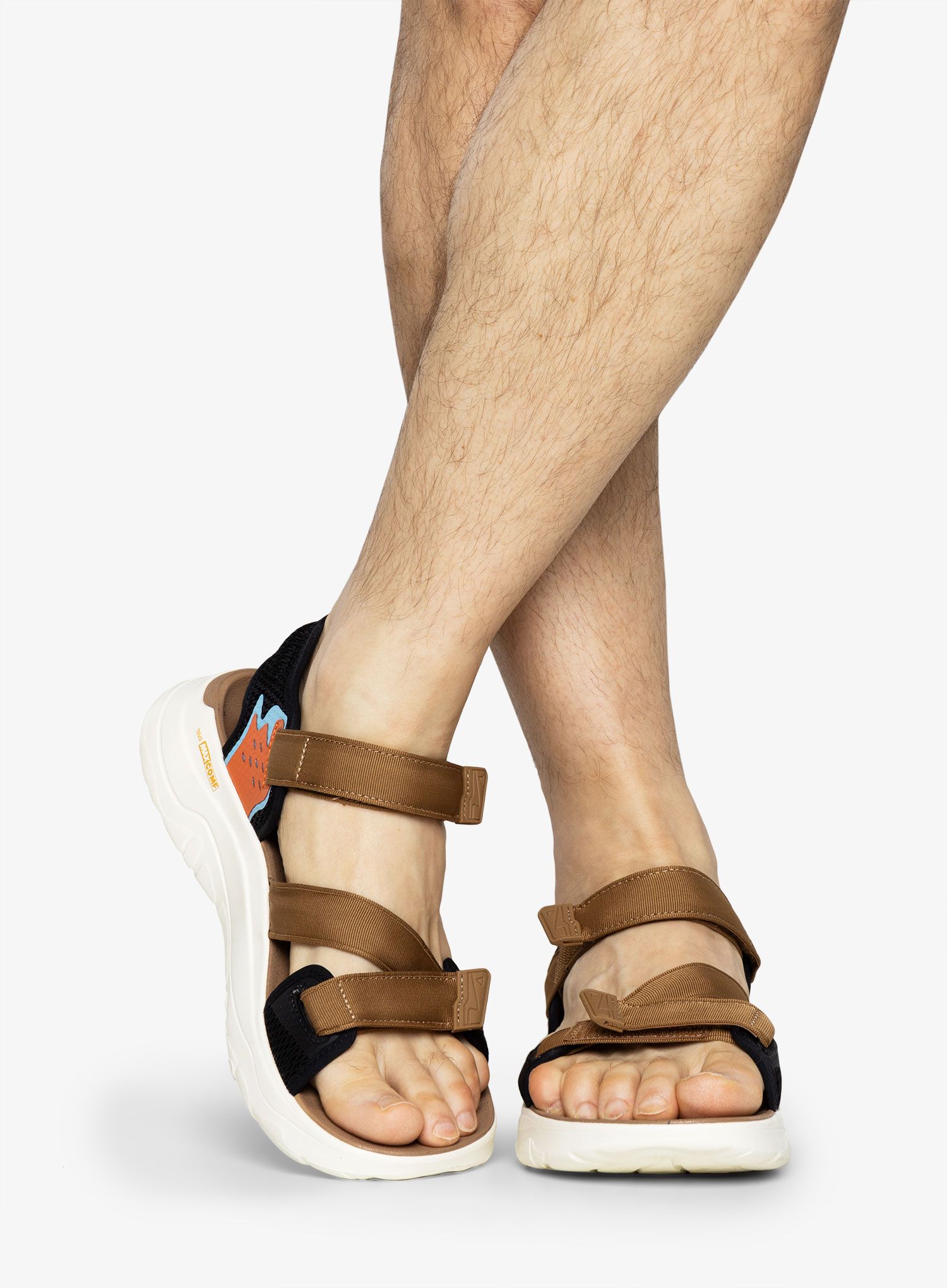 Сандалі чоловічі Teva Zymic - honey brown/black