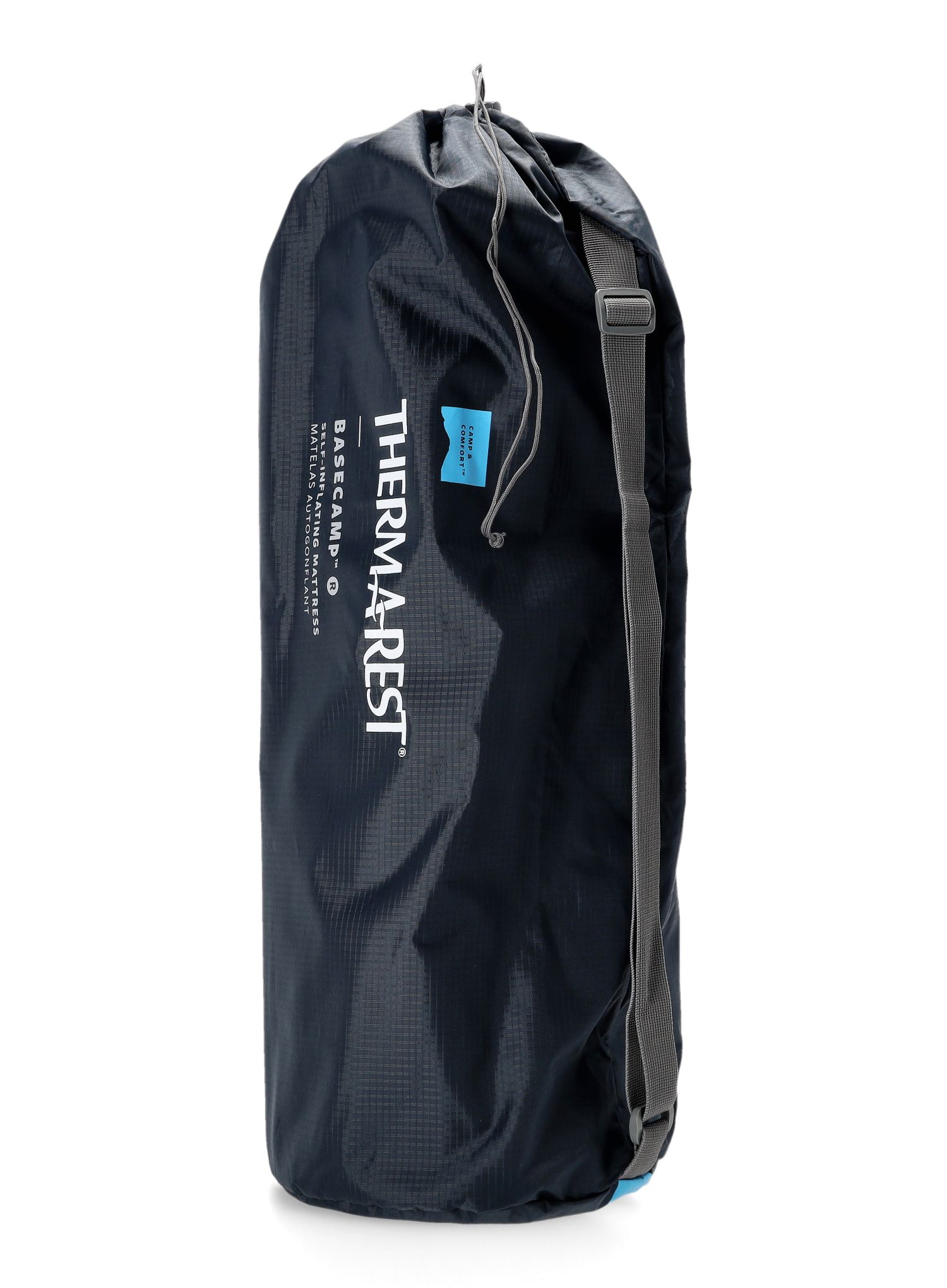 Килимок самонадувний Therm a Rest Base Camp Regular - poseidon blue