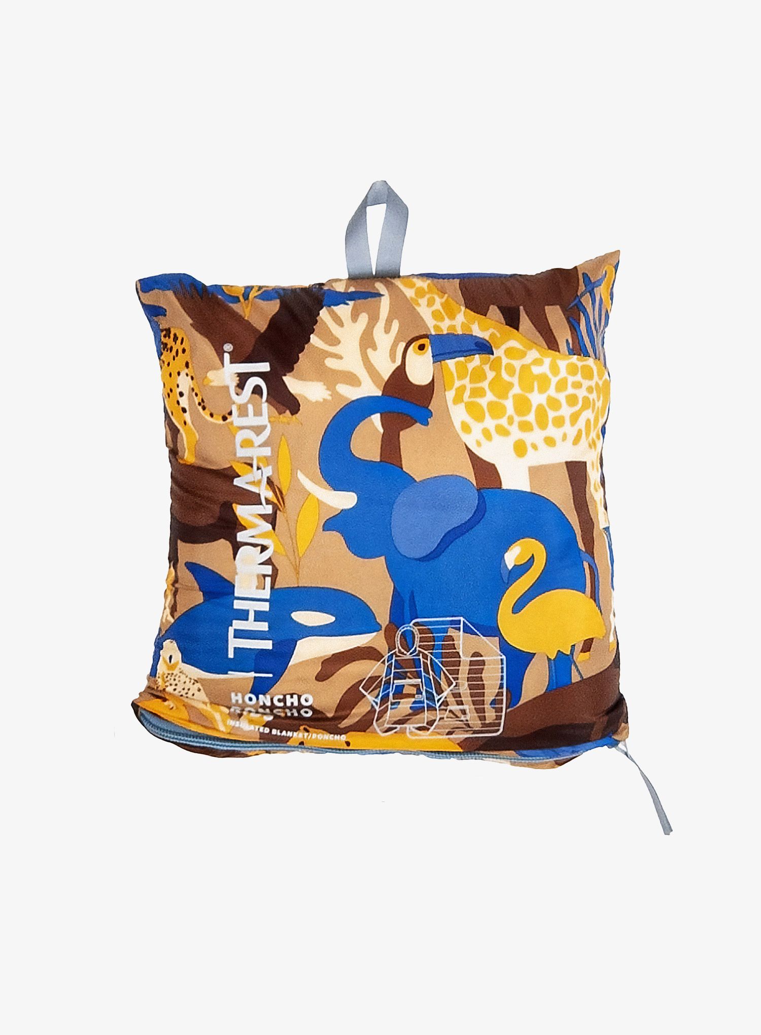 Накидка туристична Therm a Rest Honcho Poncho Kids - animal