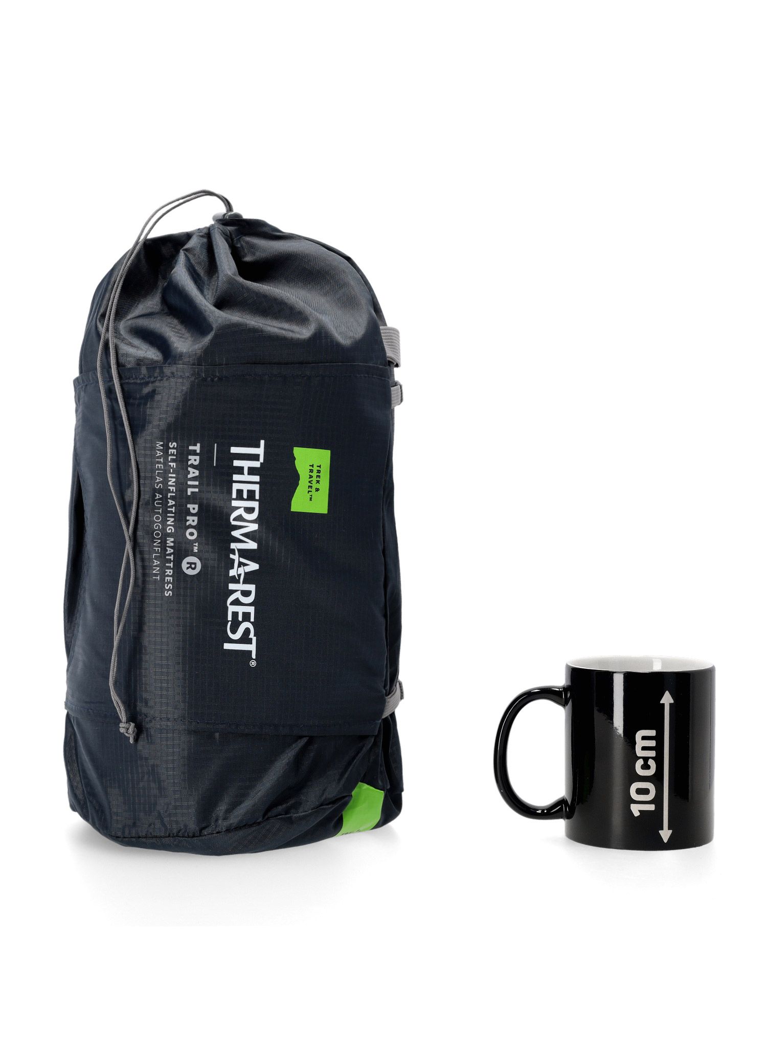 Килимок самонадувний Therm a Rest Trail Pro Regular - pine