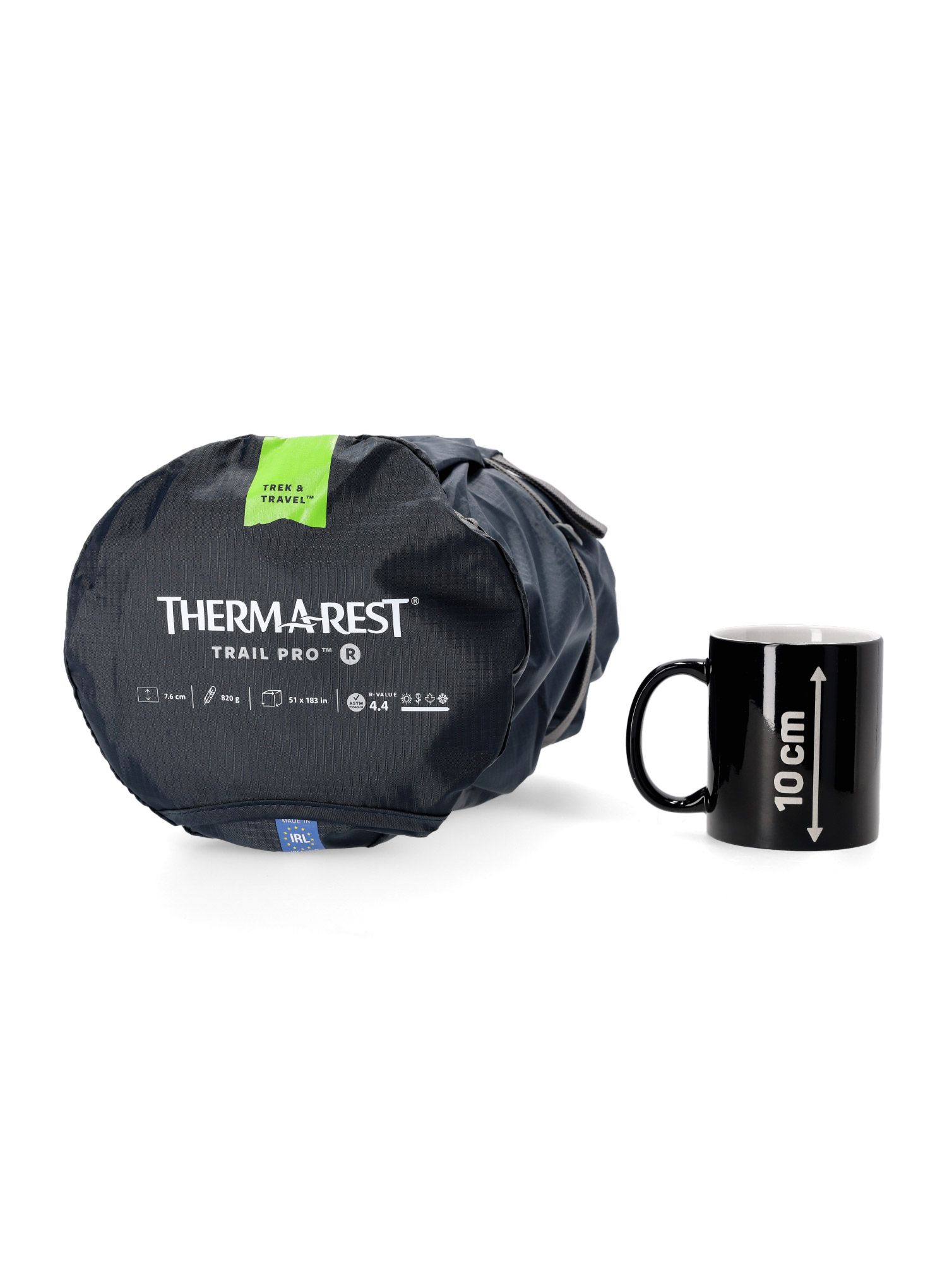 Килимок самонадувний Therm a Rest Trail Pro Regular - pine