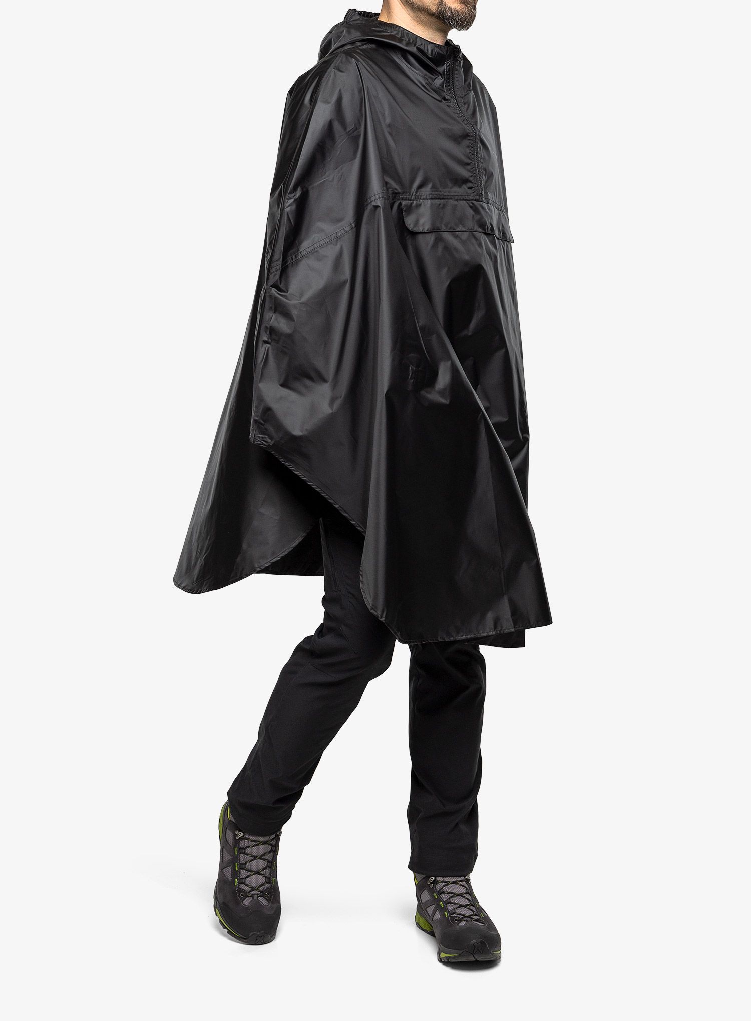 Накидка туристична Trekmates Rove Poncho - black