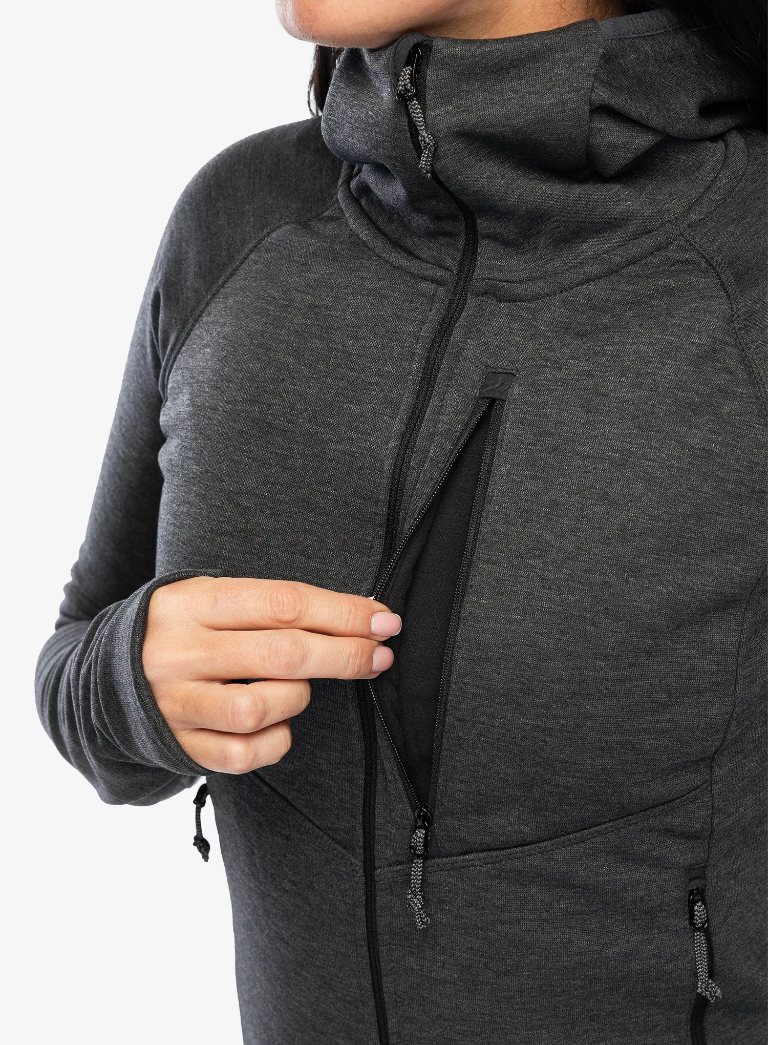 Кофта флісова жіноча Turbat Peak Fleece - jet black