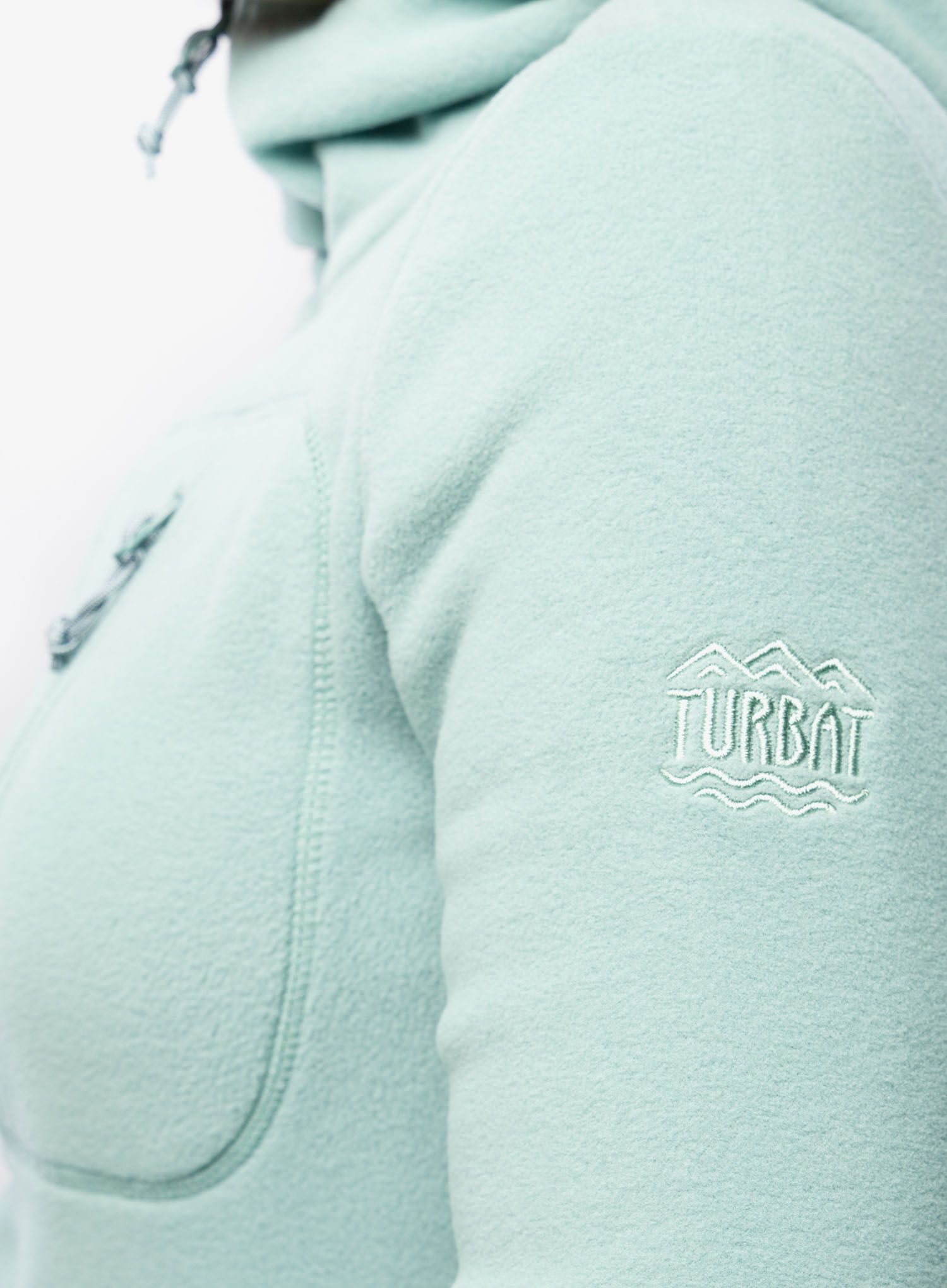 Кофта з каптуром жіноча Turbat Summit Fleece - iceberg green