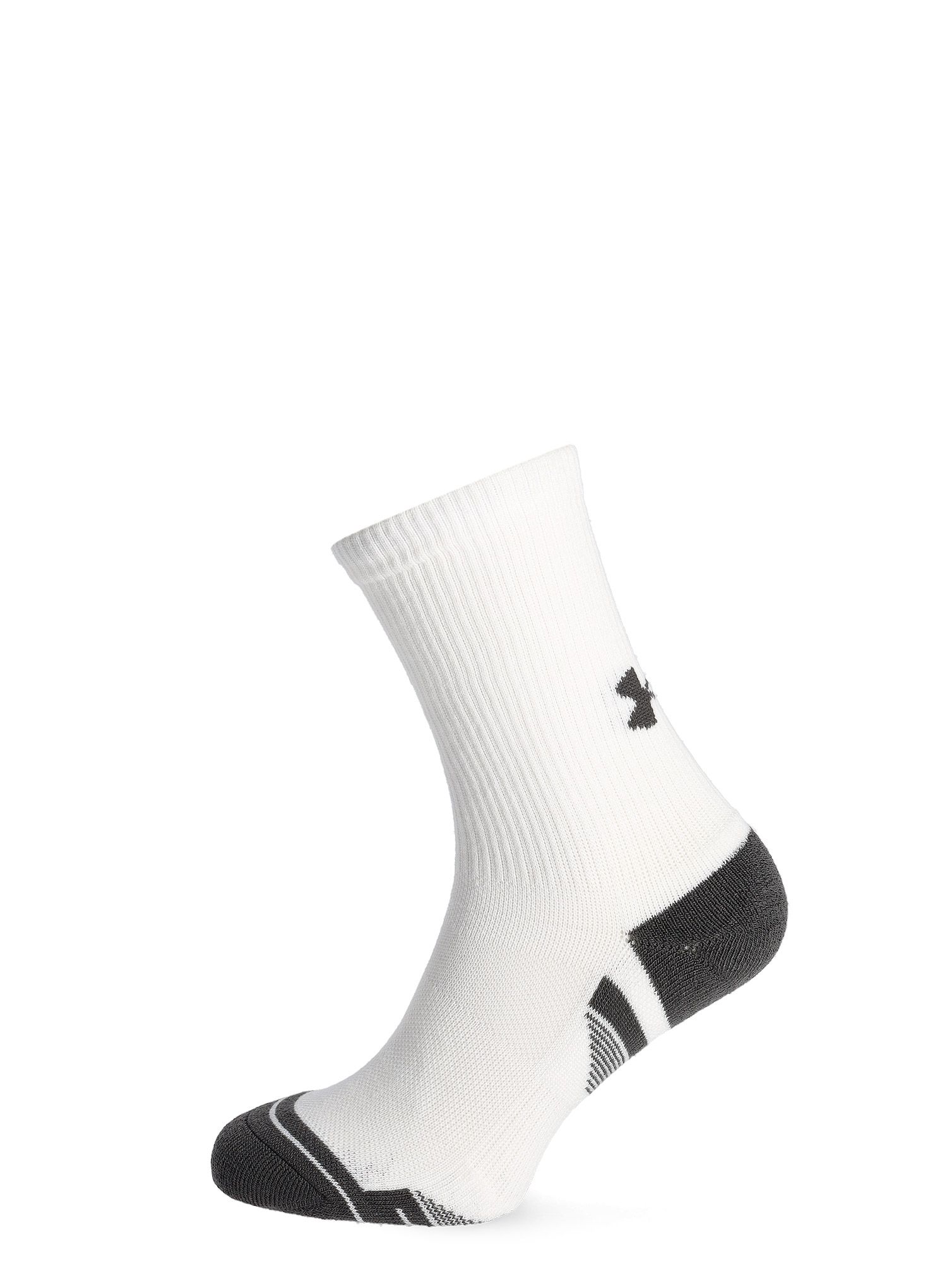Шкарпетки Under Armour UA Performance Tech 3-Pack Crew - white/white/jet gray