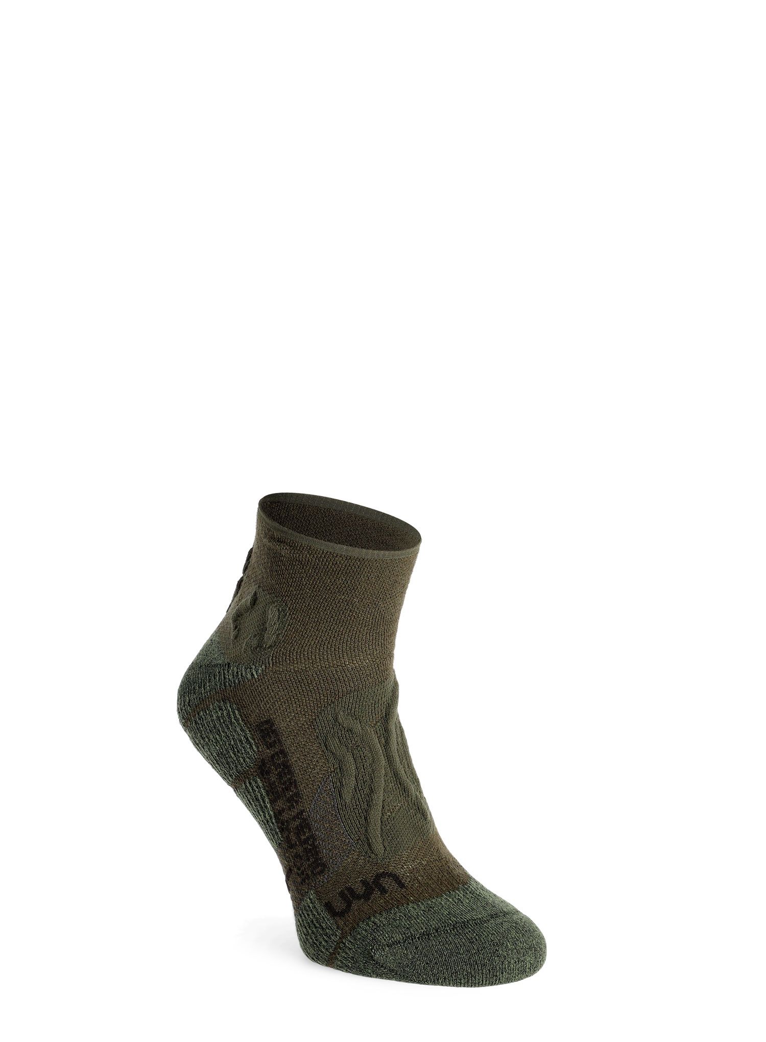 Шкарпетки туристичні UYN Defender Merino Low Cut Socks - tactical green