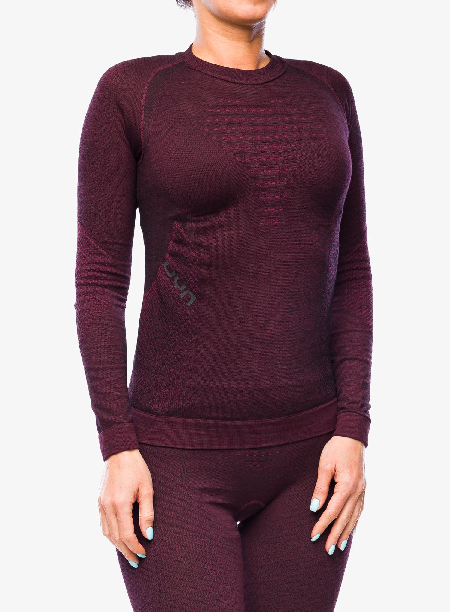 Термокофта жіноча UYN Fusyon Biotech UW Shirt LS - windsor wine