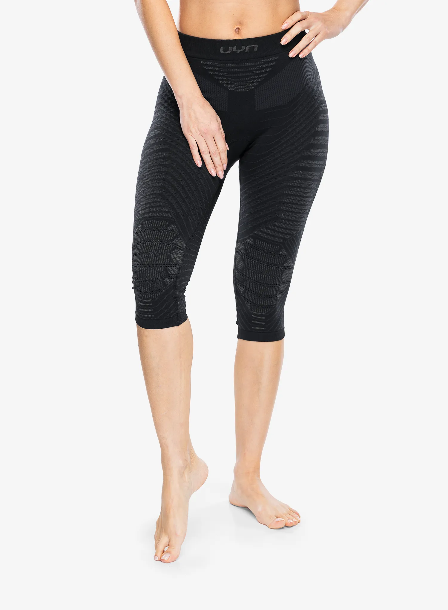 Термолегінси жіночі UYN Resilyon UW Pants Medium - black/anthracite