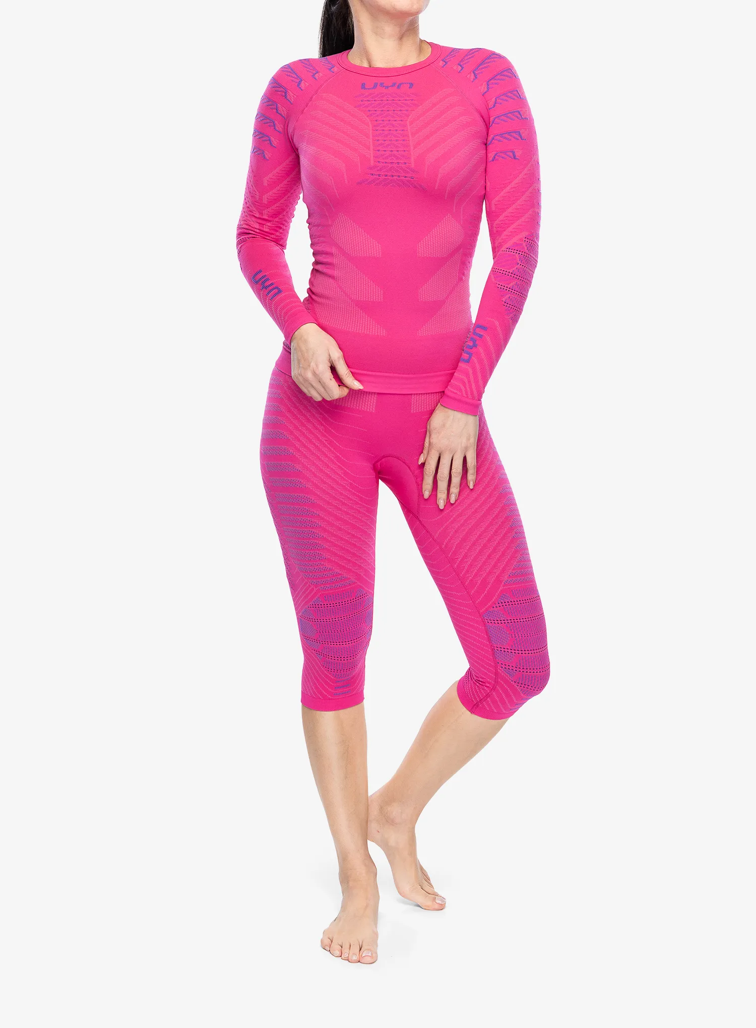 Термолегінси жіночі UYN Resilyon UW Pants Medium - magenta/pink