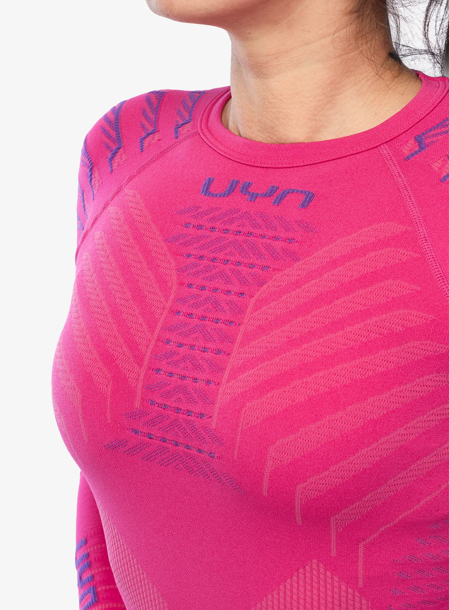 Термокофта жіноча UYN Resilyon UW Shirt LG LS Round Neck - magenta/pink
