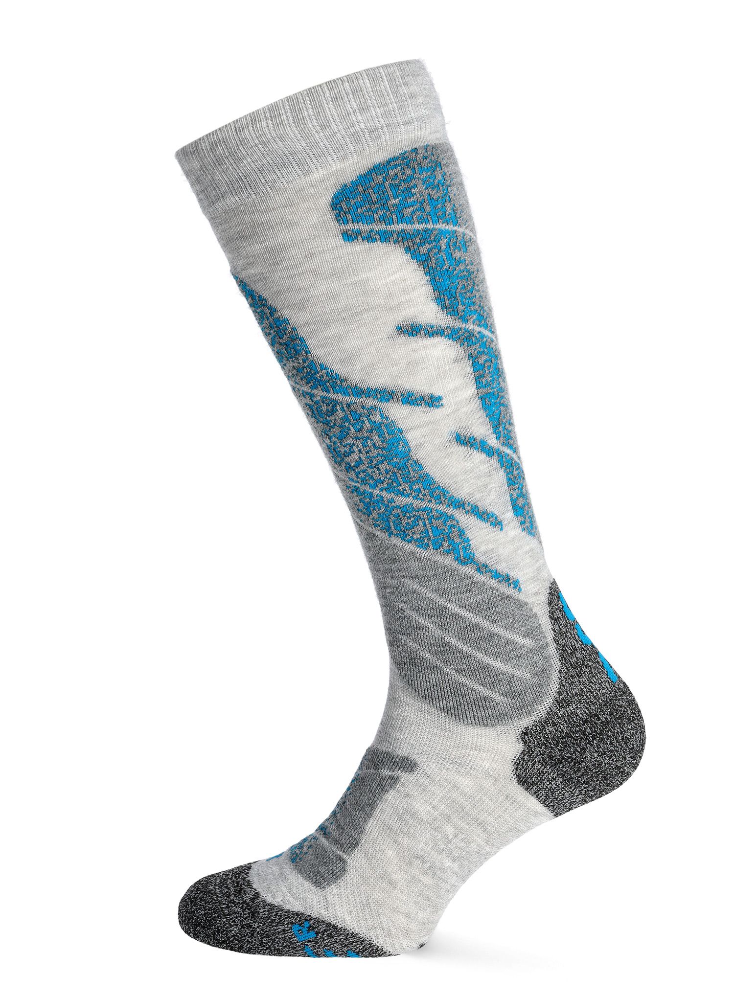 Шкарпетки лижні UYN Ski All Mountain Man - light grey melange/azure