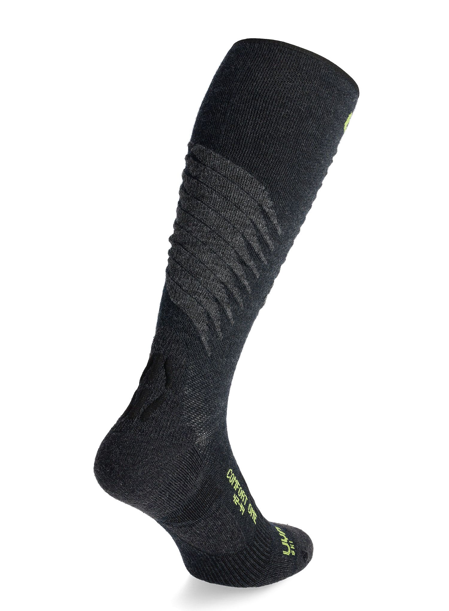 Шкарпетки лижні UYN Ski One Comfort Fit Socks - anthracite/lime