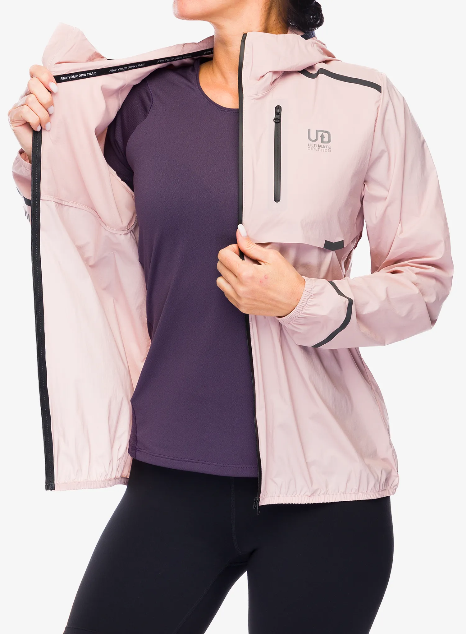 Вітровка жіноча Ultimate Direction Aerolight Wind Jacket - clay